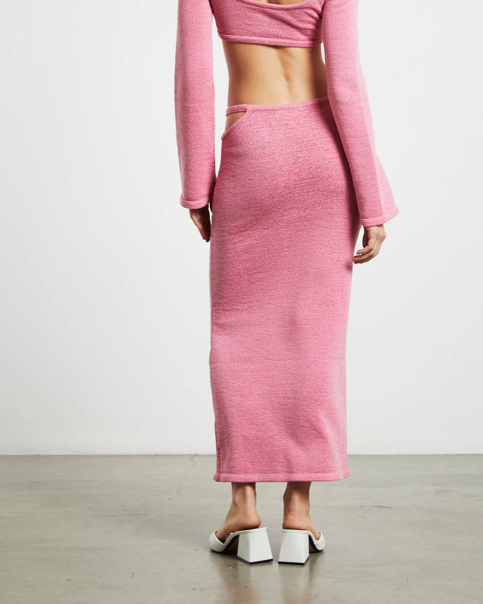 Mika Knit Strap Midi Skirt - Image 2