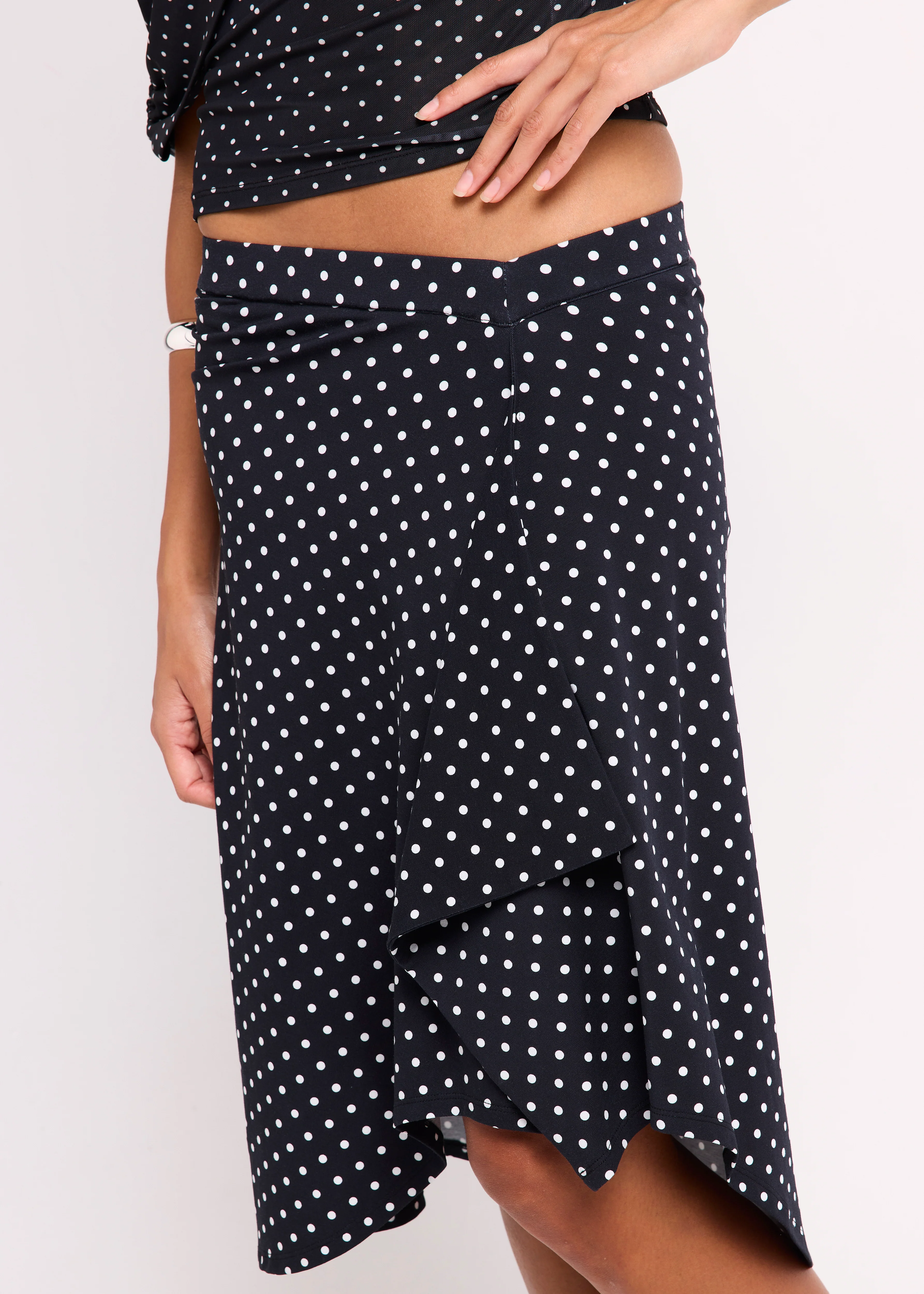 Mila Asymmetric Midi Skirt - Image 5