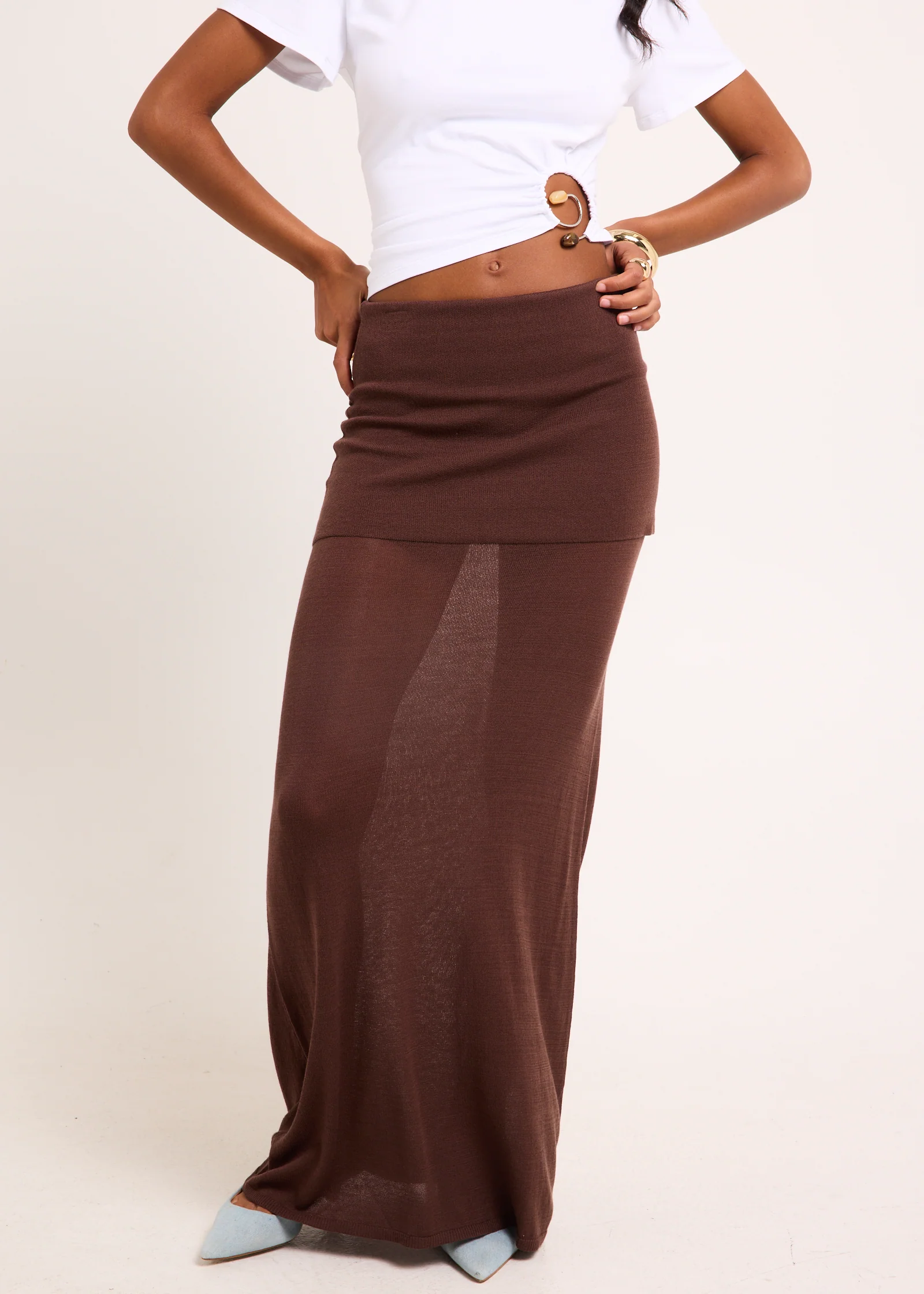 Milano Sheer Maxi Skirt - Image 2