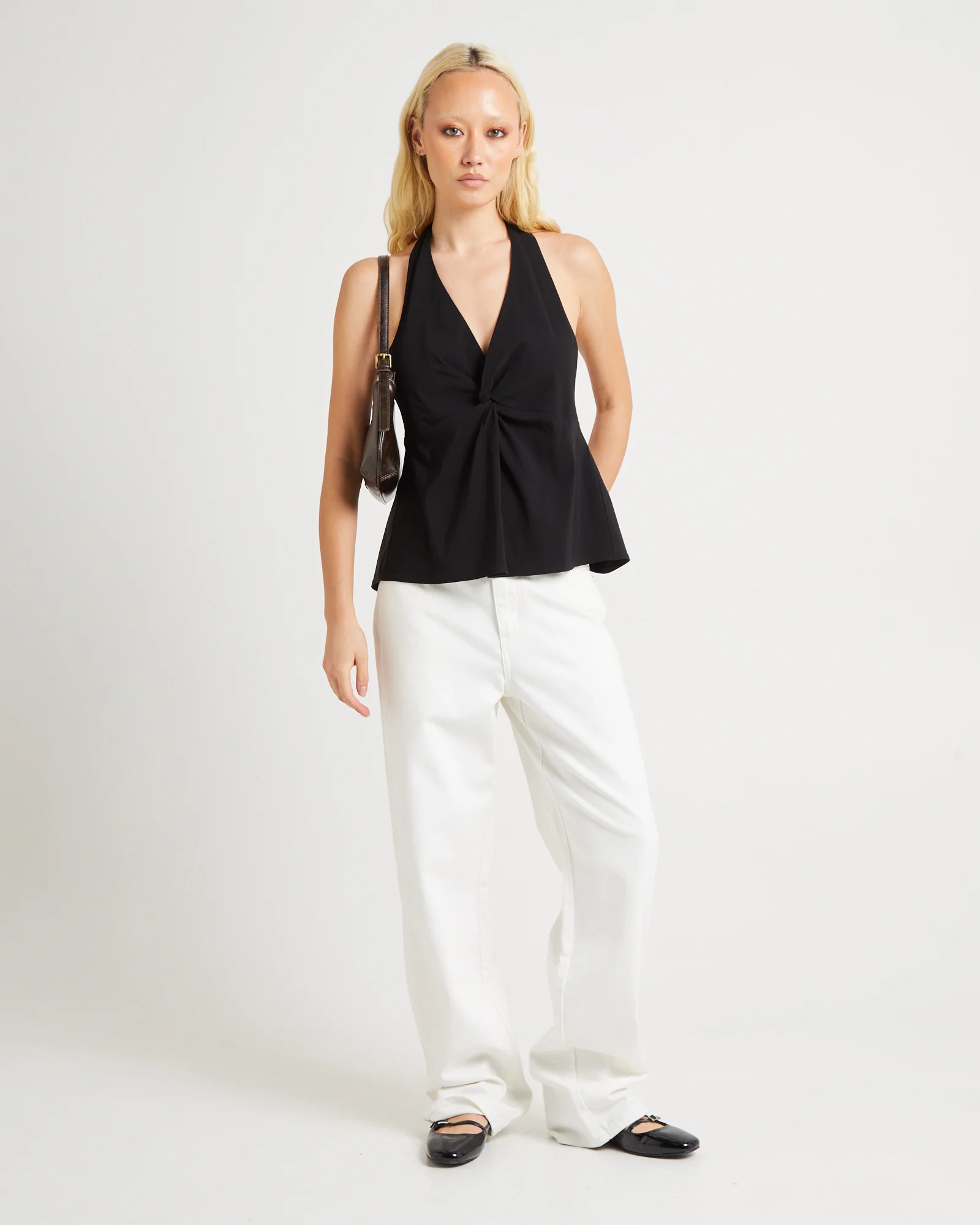 Miley Twist Front Halter Top - Image 3