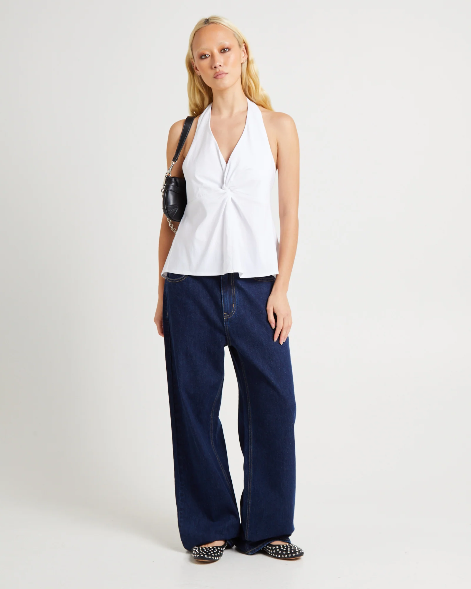 Miley Twist Front Halter Top - Image 3