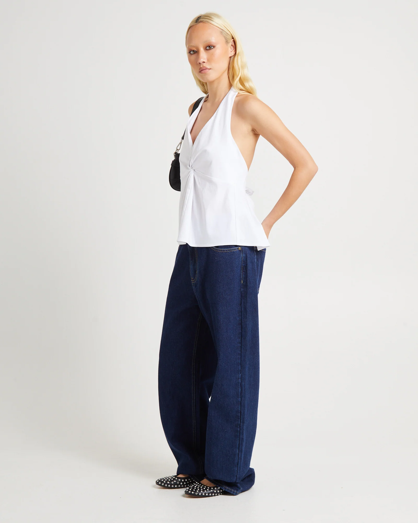 Miley Twist Front Halter Top - Image 4