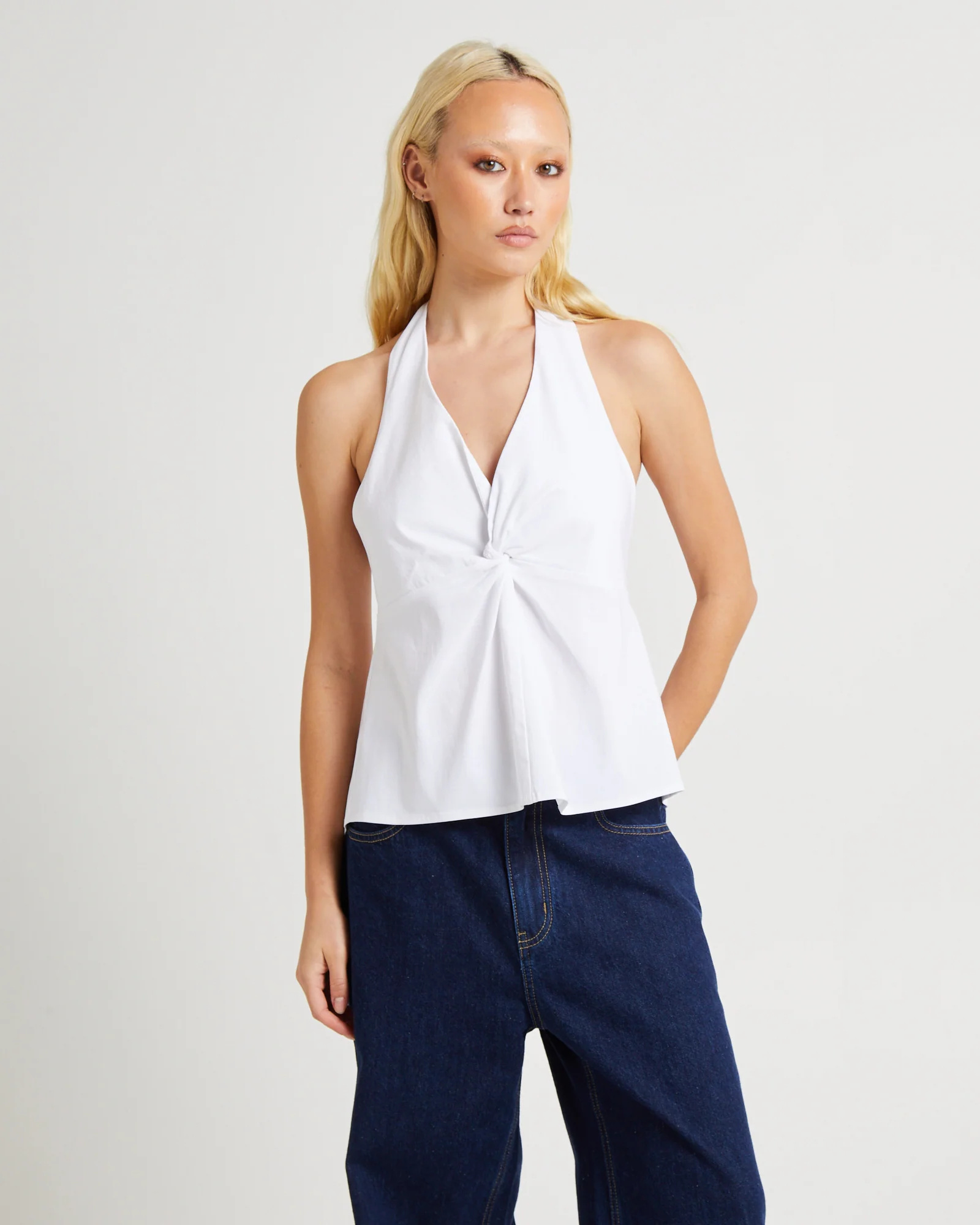 Miley Twist Front Halter Top - Image 5