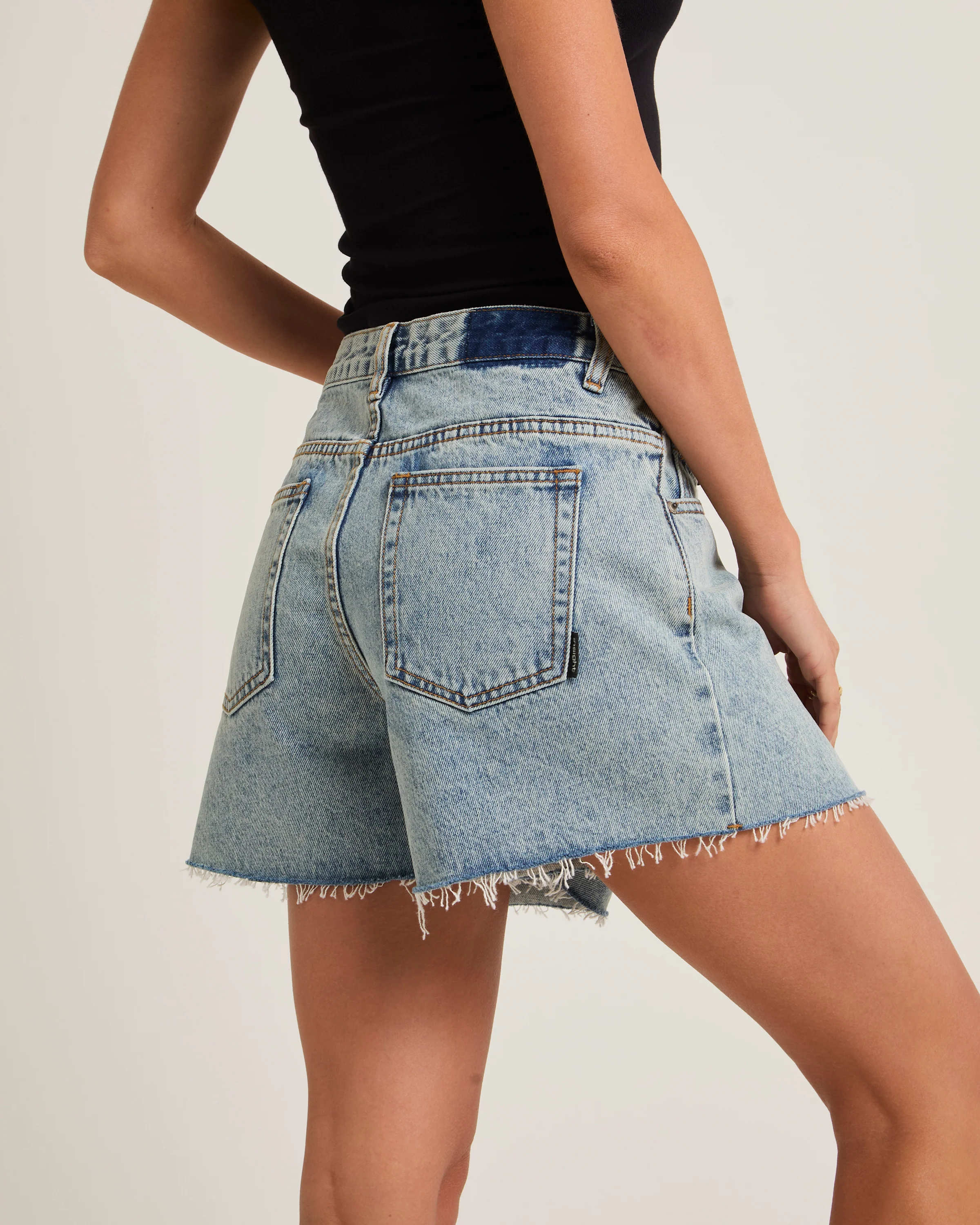 Millie A-Line Denim Shorts - Image 5