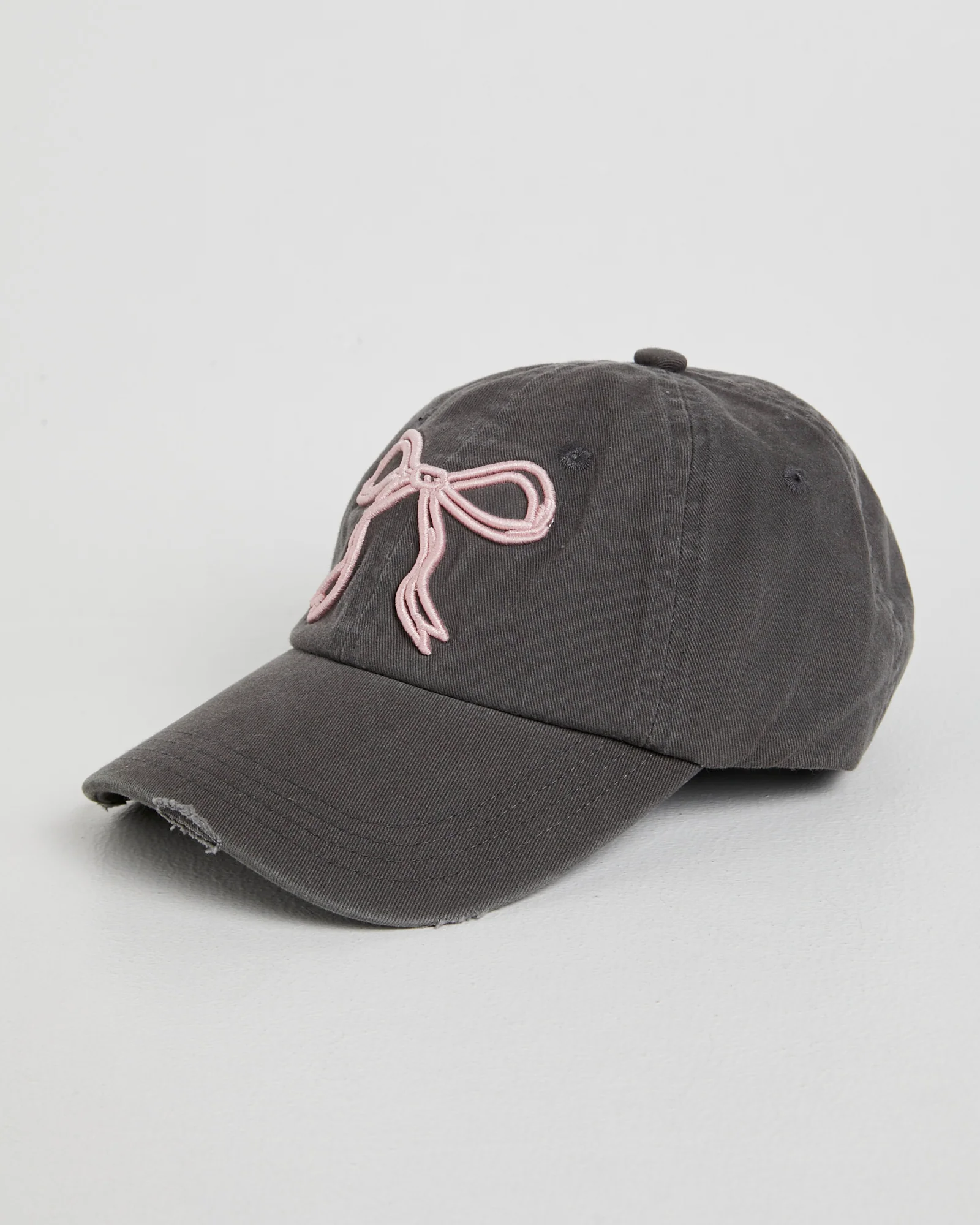 Mimi Bow Distressed Cap - Image 2