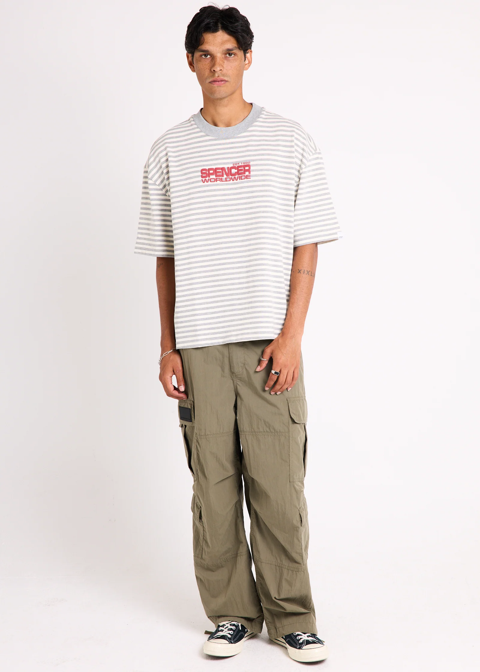 Minor  Stripe Short Sleeve T-Shirt - Image 3