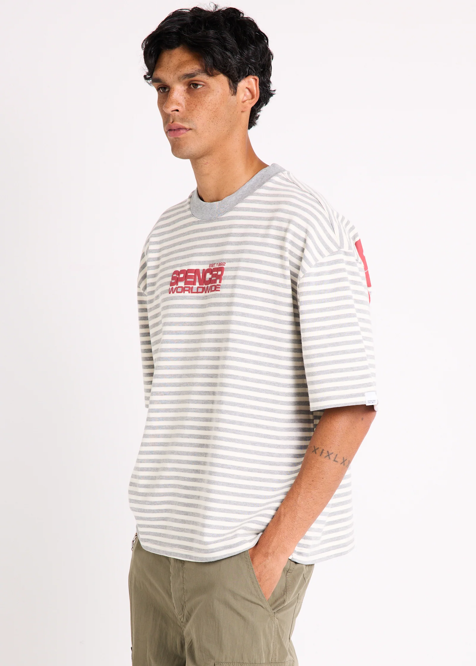 Minor  Stripe Short Sleeve T-Shirt - Image 4
