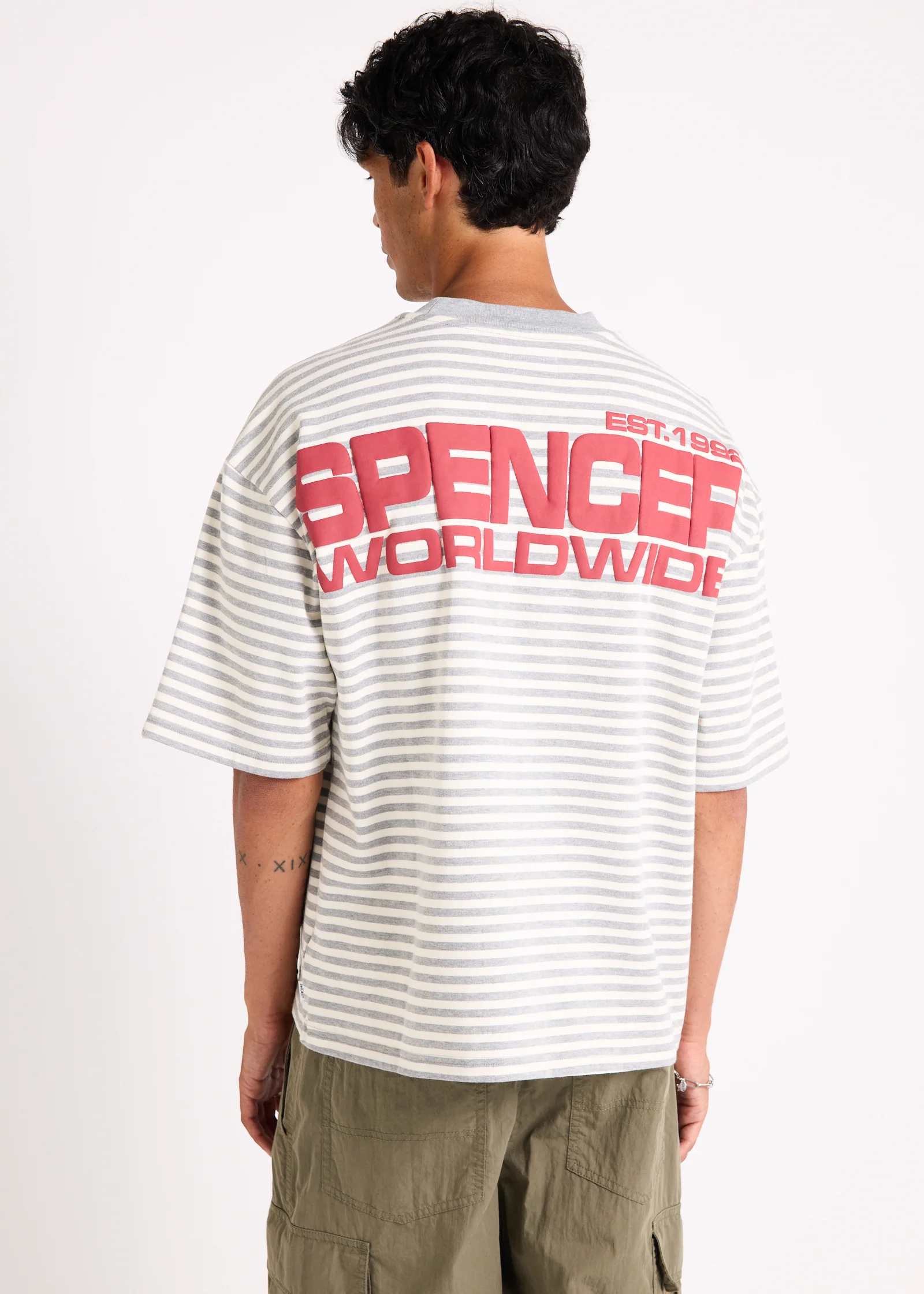 Minor  Stripe Short Sleeve T-Shirt - Image 5