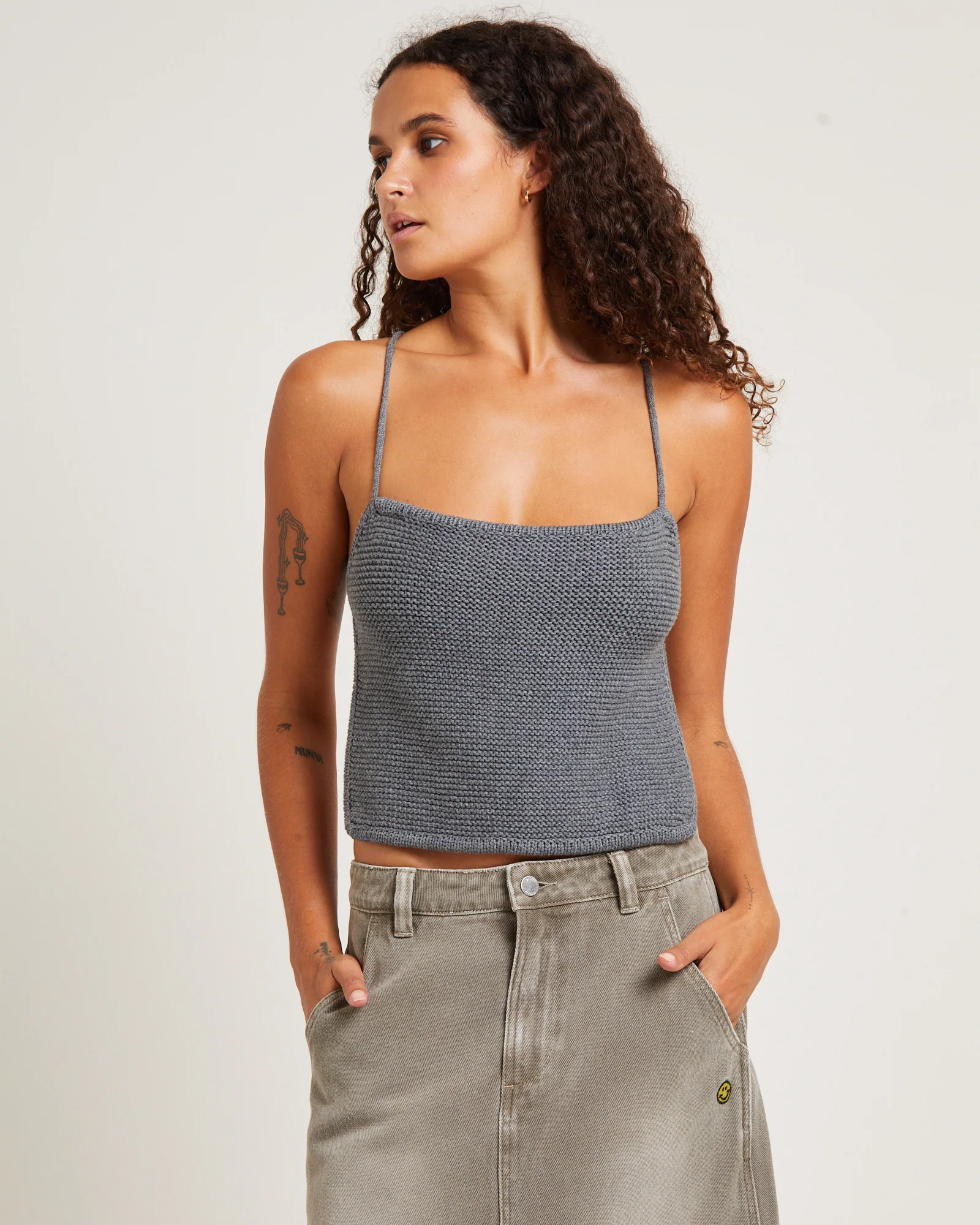 Mira Crochet Pebble Top