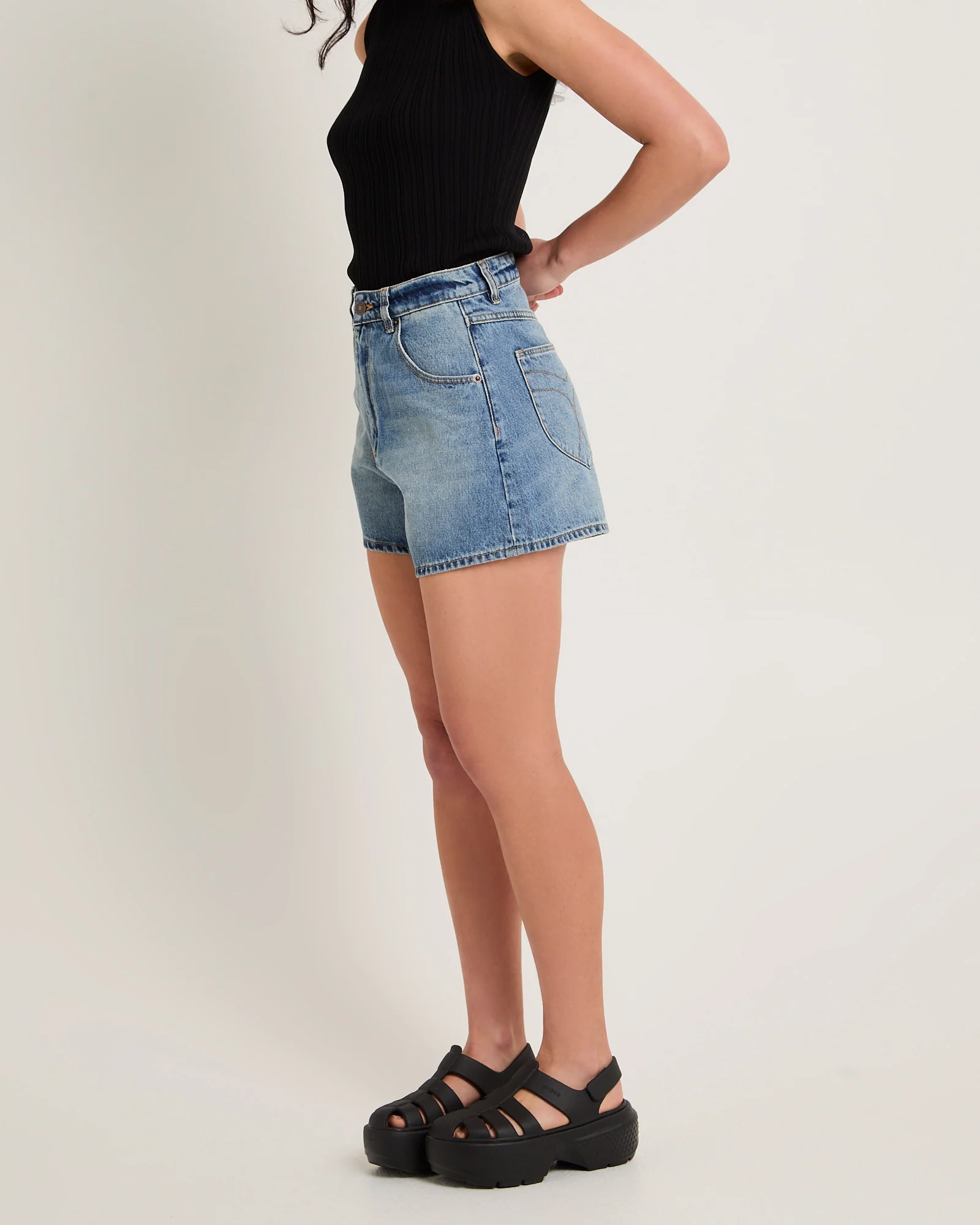 Mirage Denim Shorts Mid Vintage - Image 4