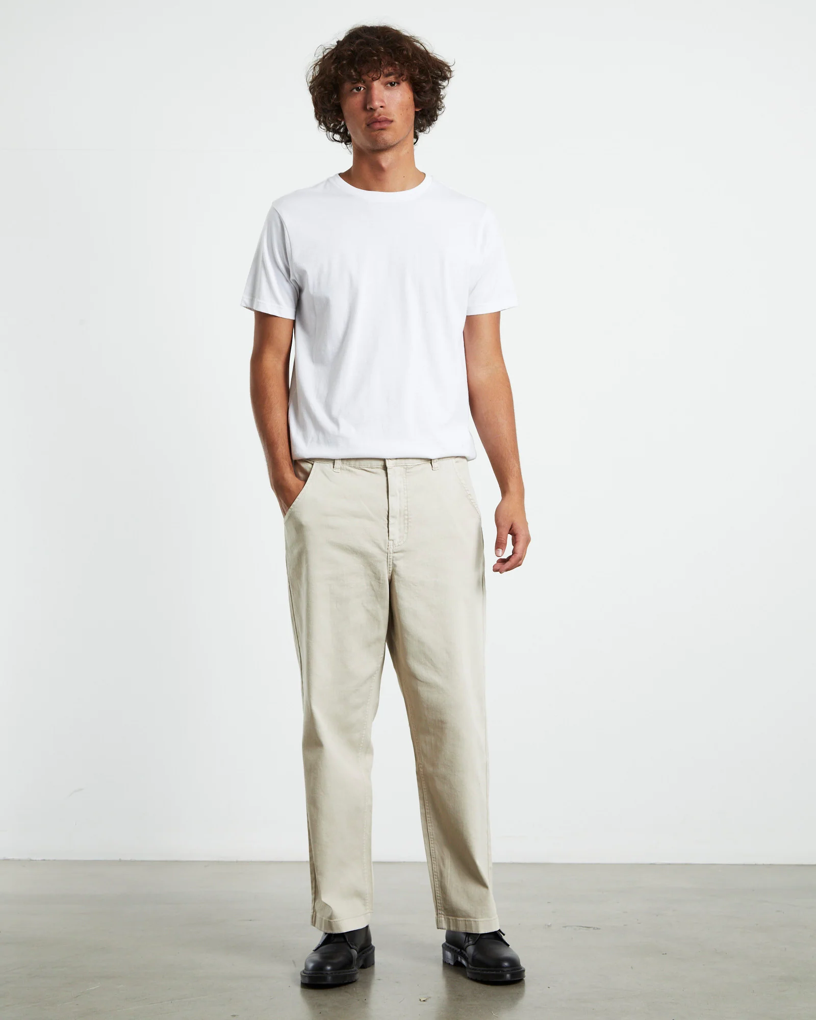 Miranda Vintage Straight Pants Stone - Image 4