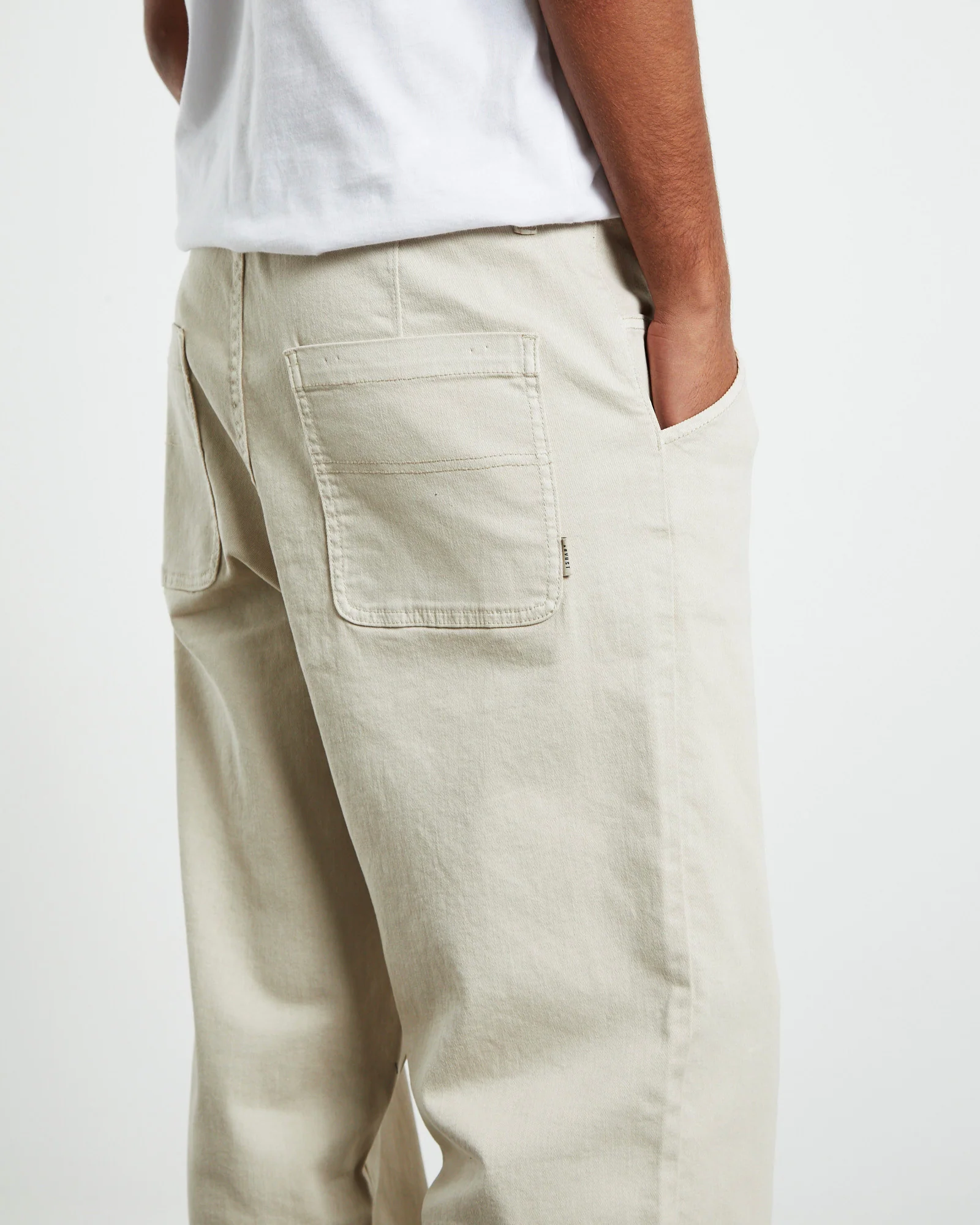 Miranda Vintage Straight Pants Stone - Image 6