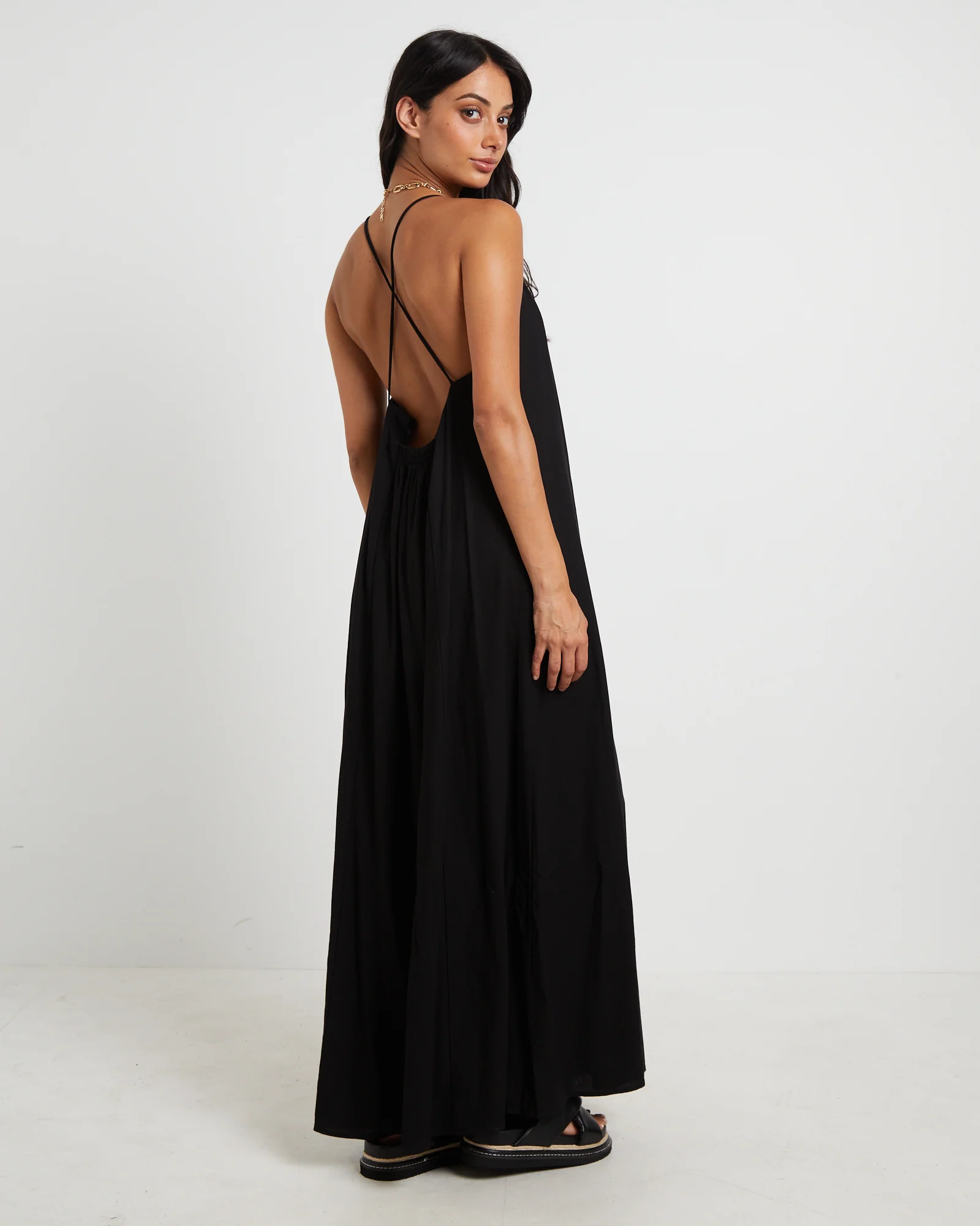 Mischa Maxi Dress in Black - Image 2