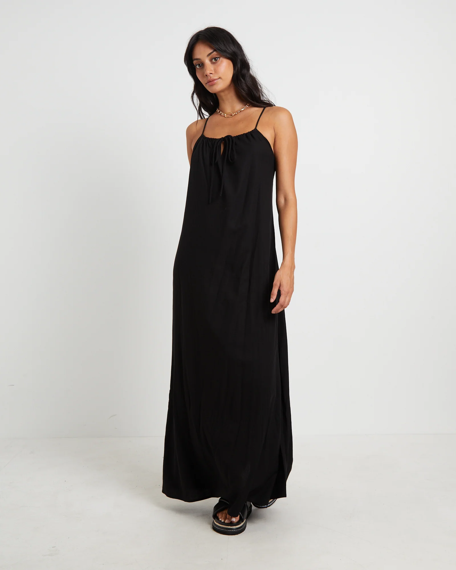 Mischa Maxi Dress in Black - Image 3