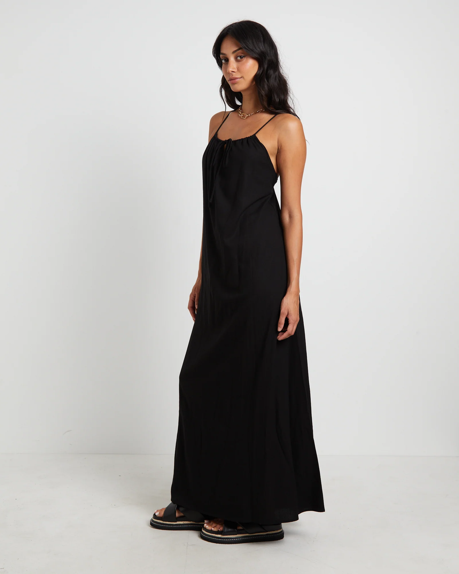 Mischa Maxi Dress in Black - Image 4