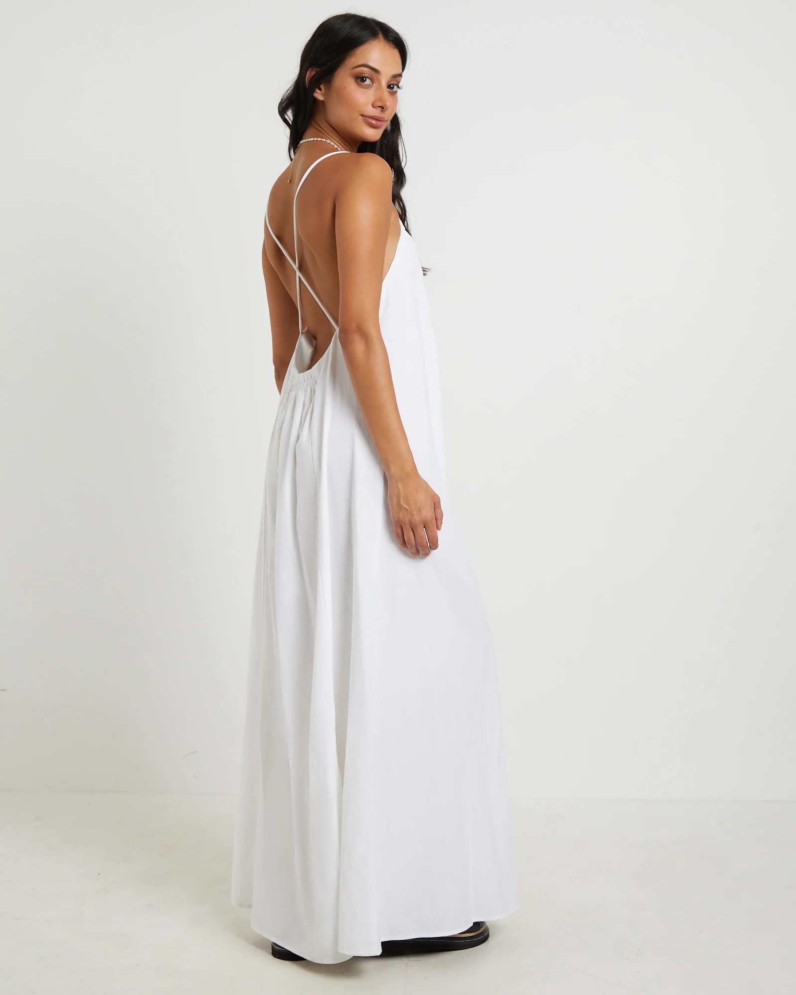 Mischa Maxi Dress White - Image 2