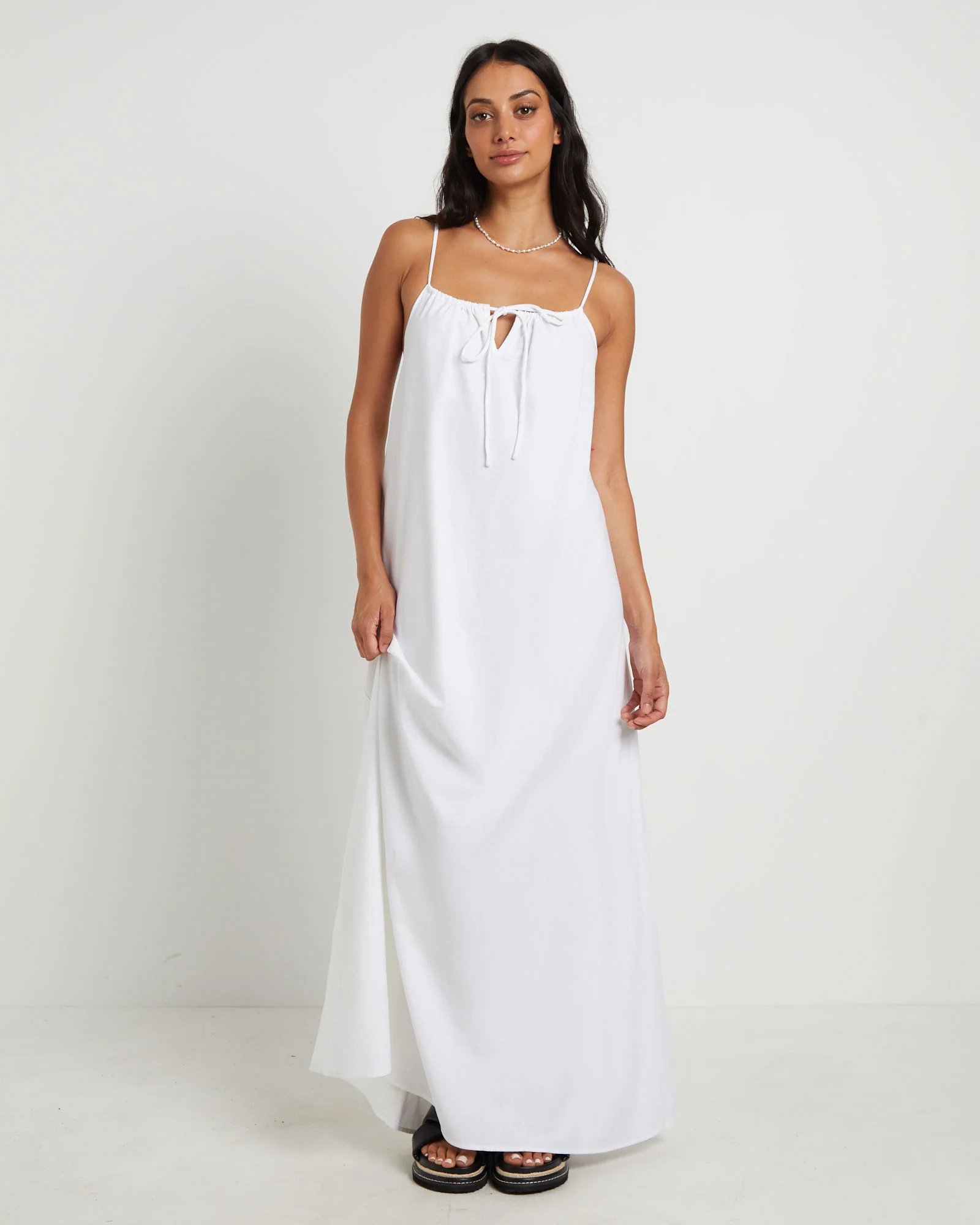 Mischa Maxi Dress White - Image 3