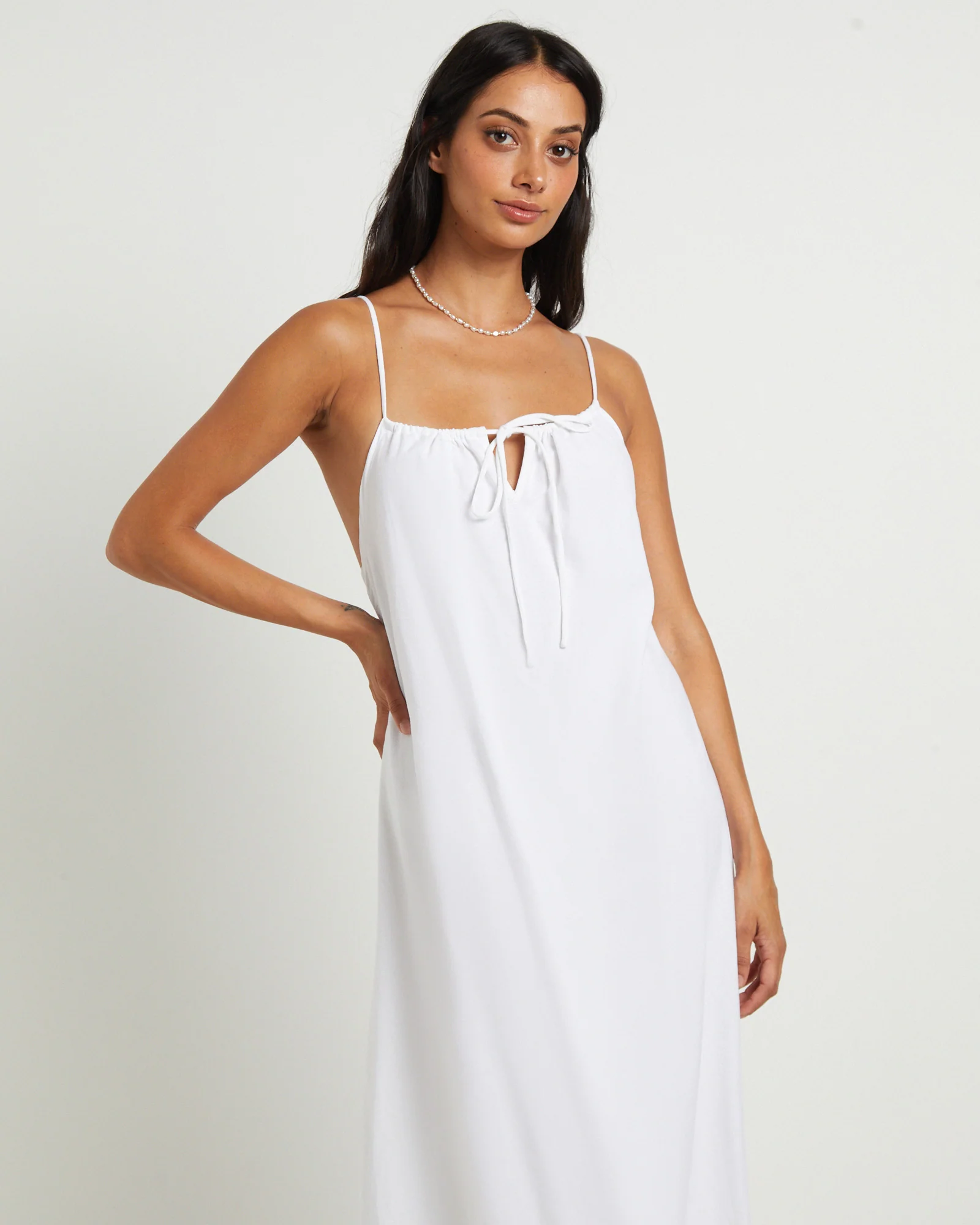 Mischa Maxi Dress White - Image 5