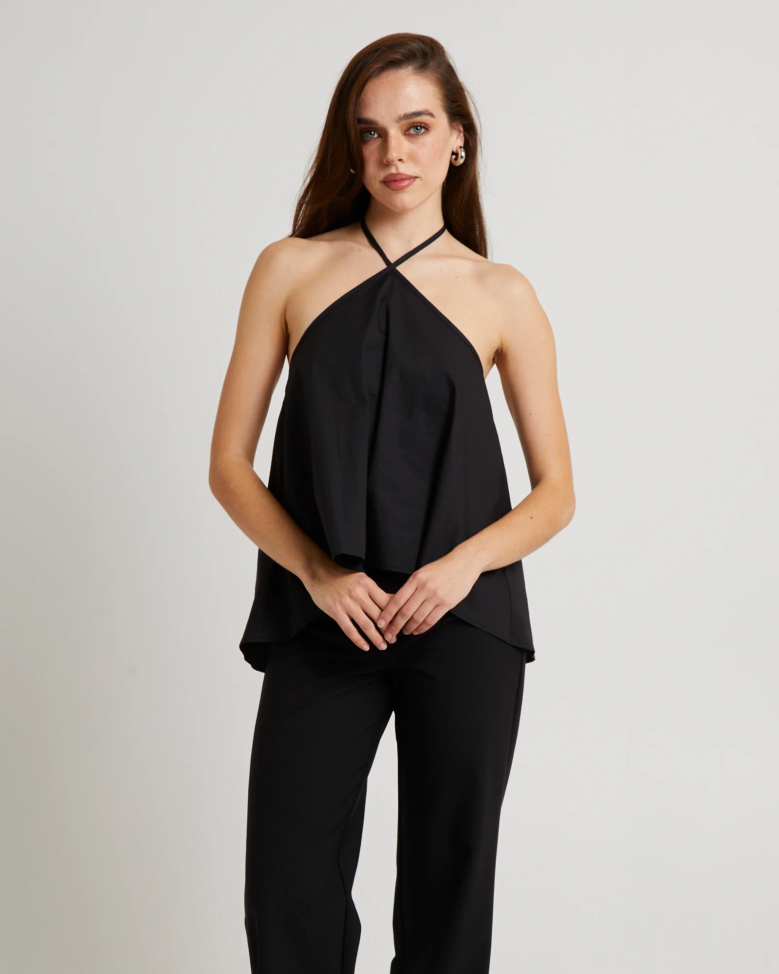 Molly Contrast Hankie Top - Image 3