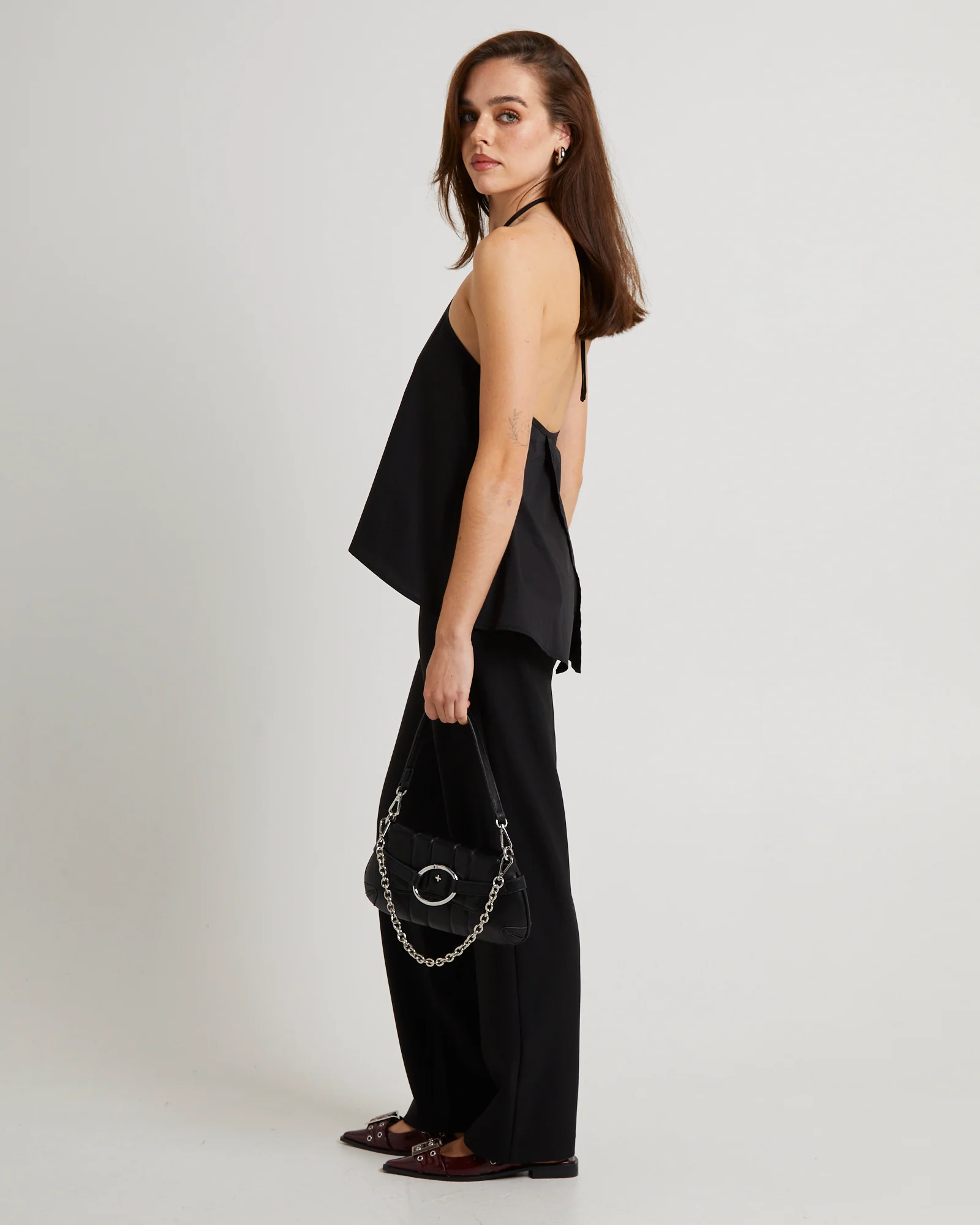 Molly Contrast Hankie Top - Image 4