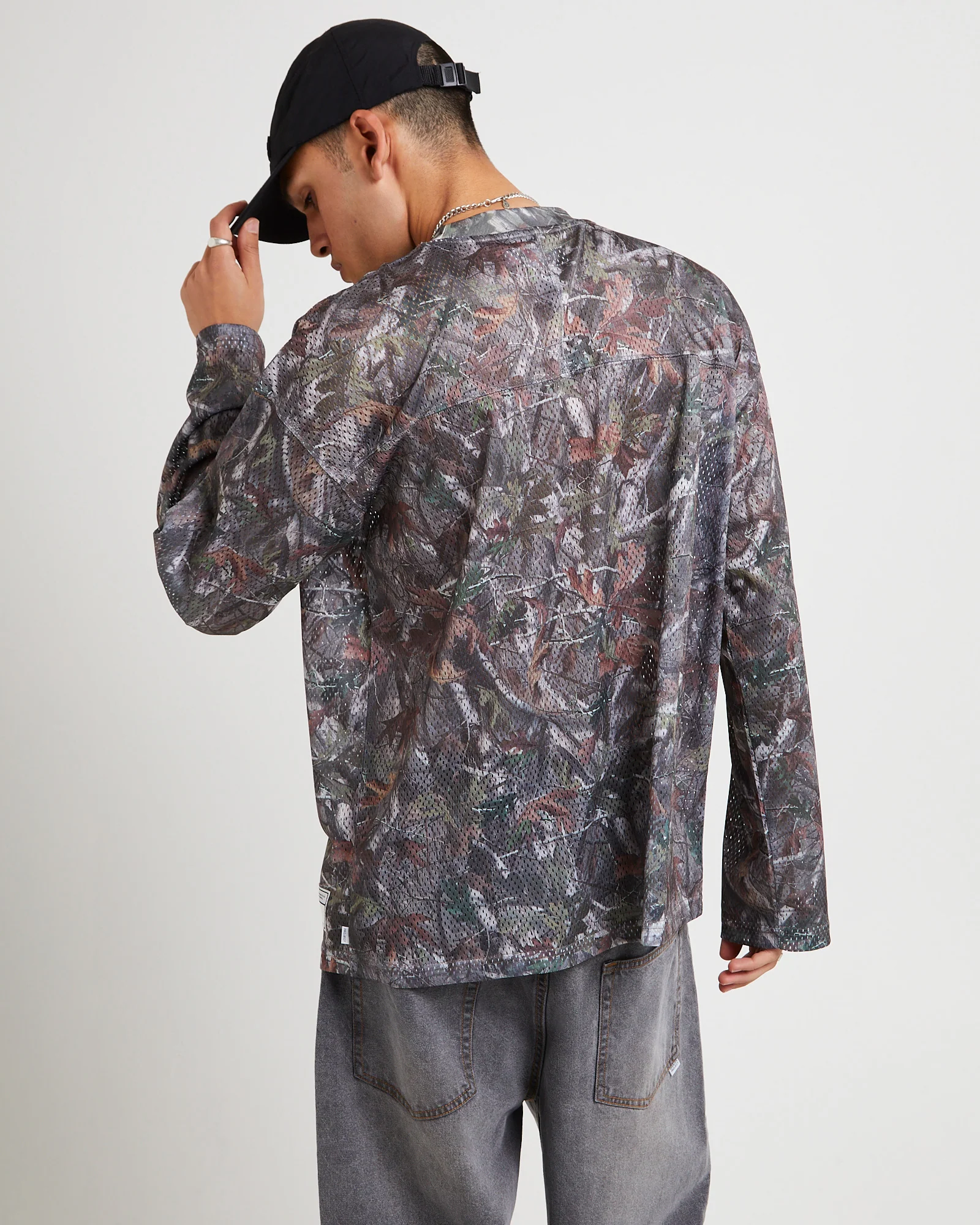 Monaco Mesh Long Sleeve T-Shirt - Image 2