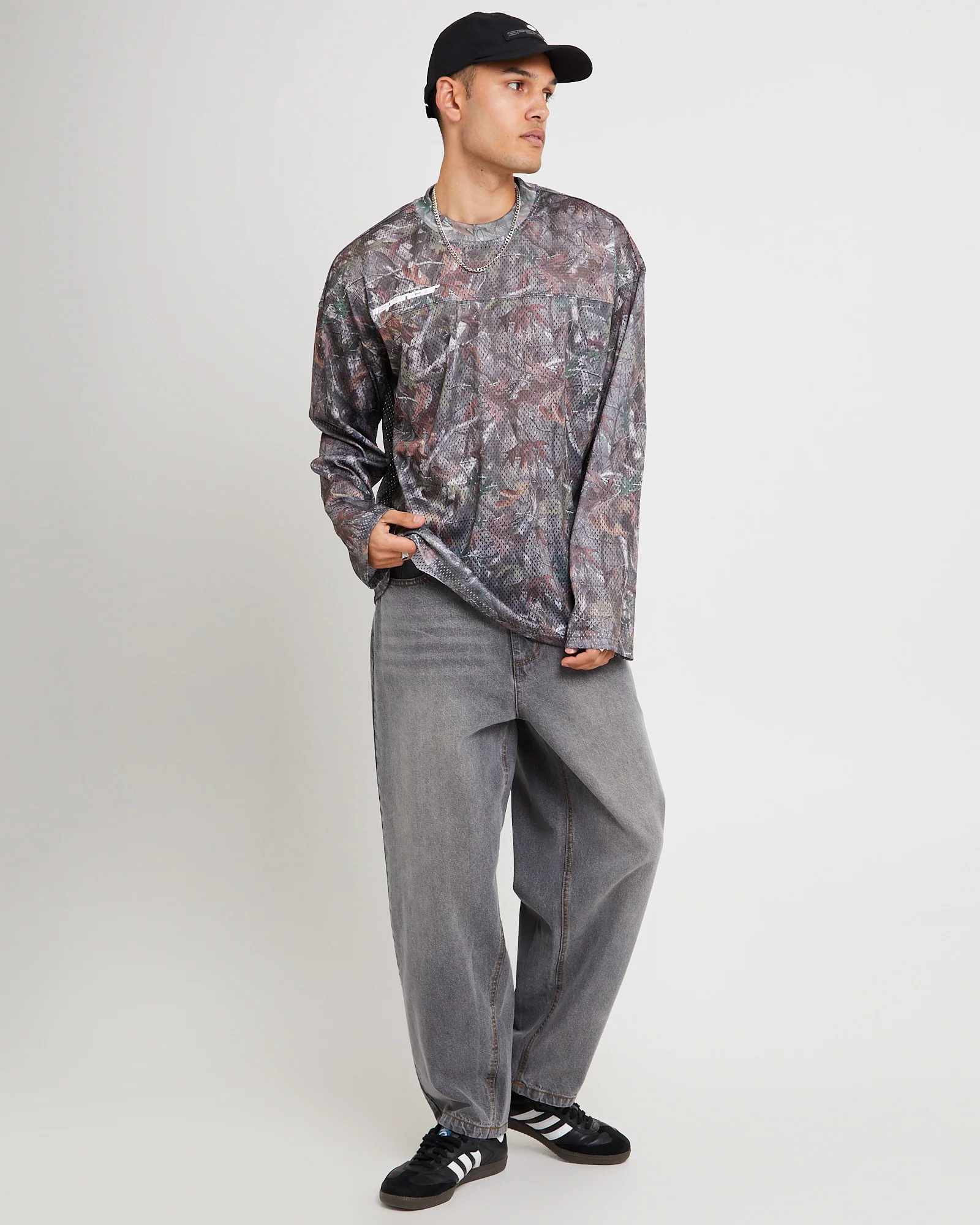 Monaco Mesh Long Sleeve T-Shirt - Image 3