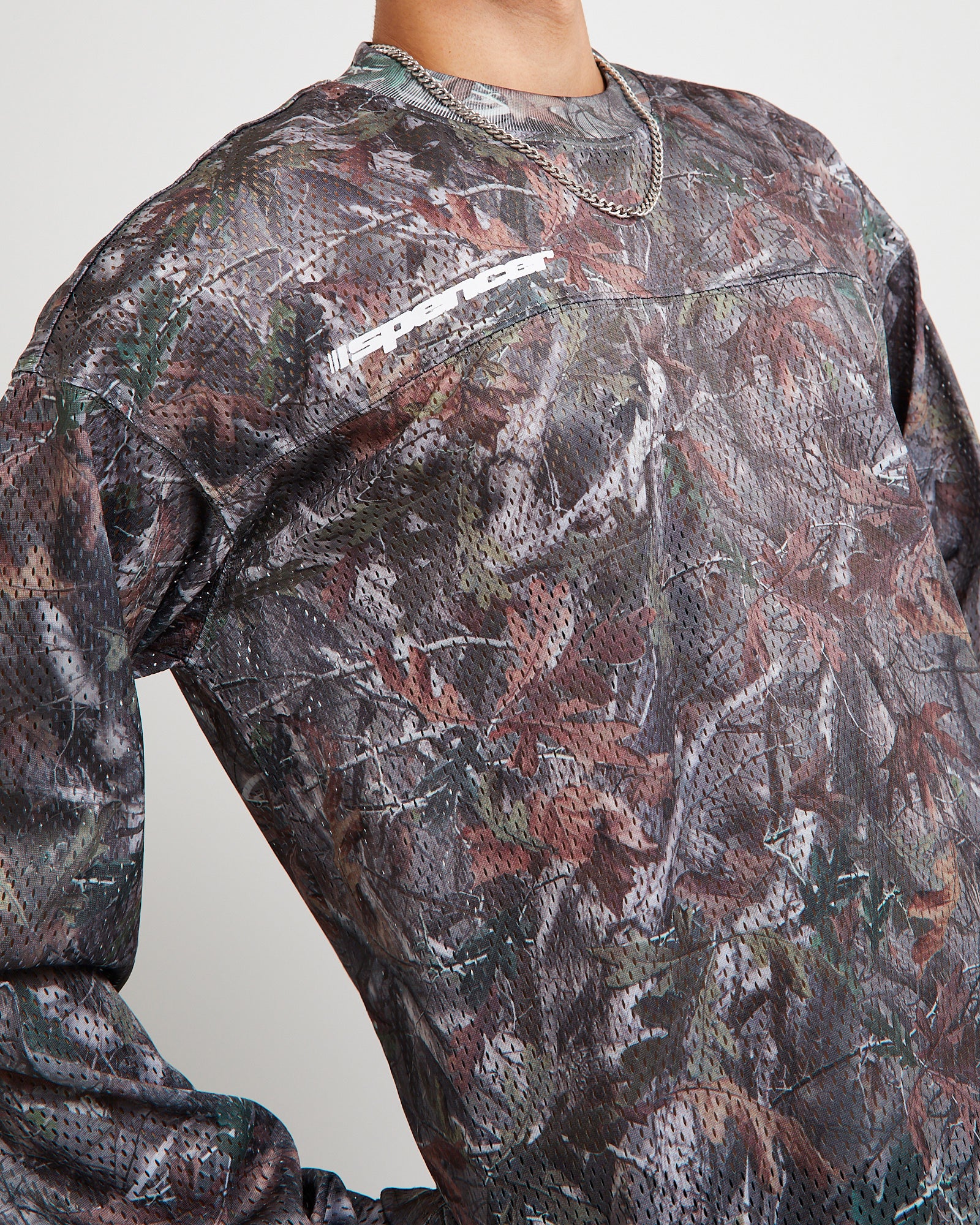 Monaco Mesh Long Sleeve T-Shirt - Image 5