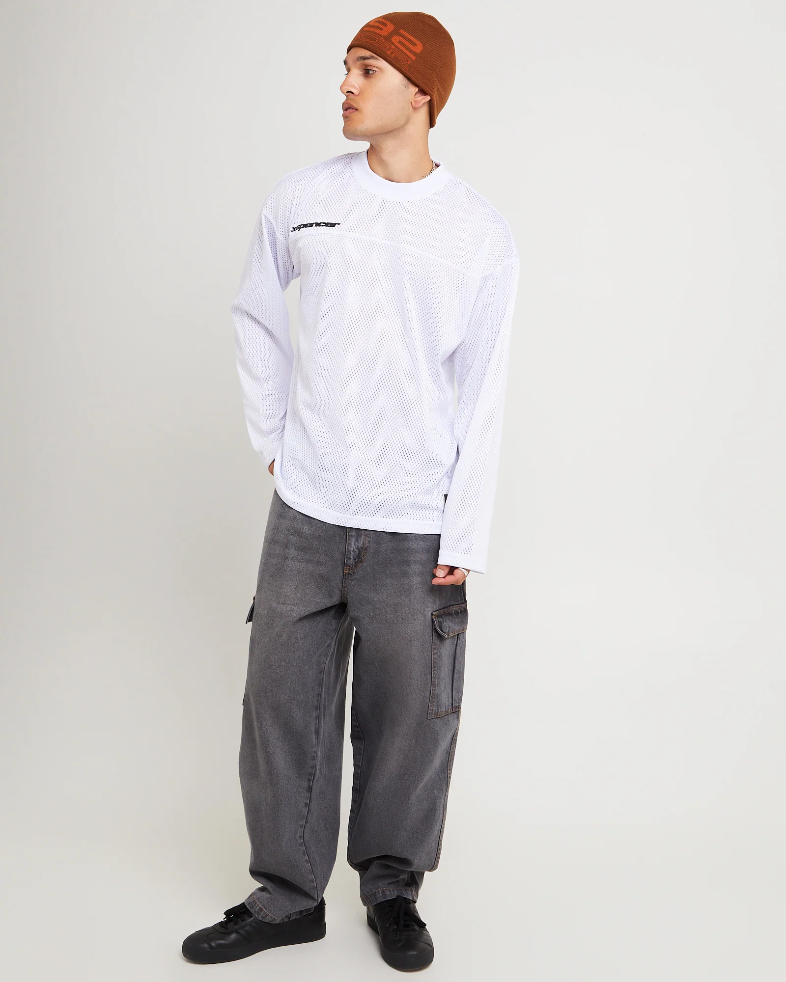 Monaco Mesh Long Sleeve T-Shirt - Image 3