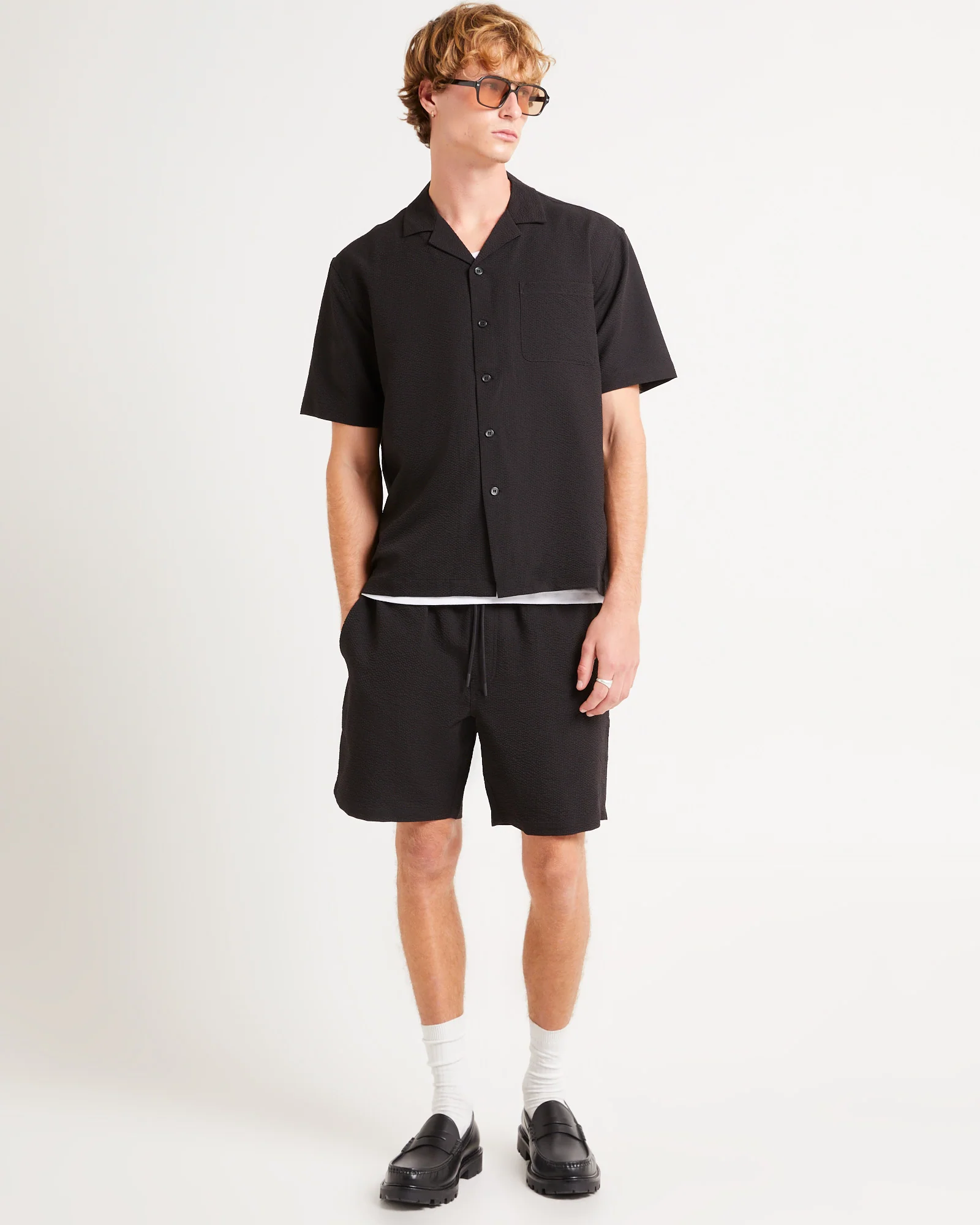 Morrison Seersucker Short Sleeve Resort Shirt - Image 3