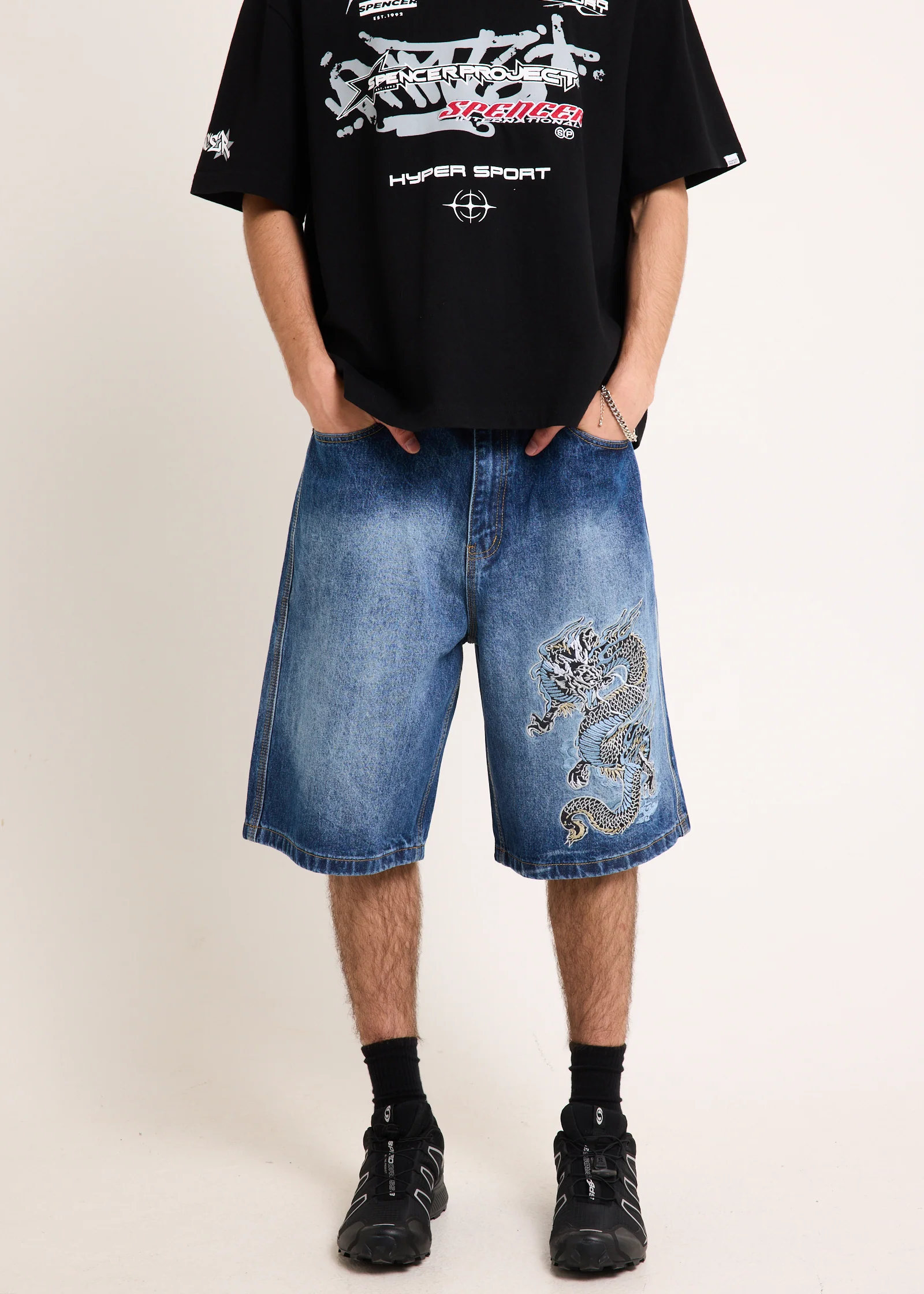 Mortal Jort Y2K Fade Shorts - Image 3