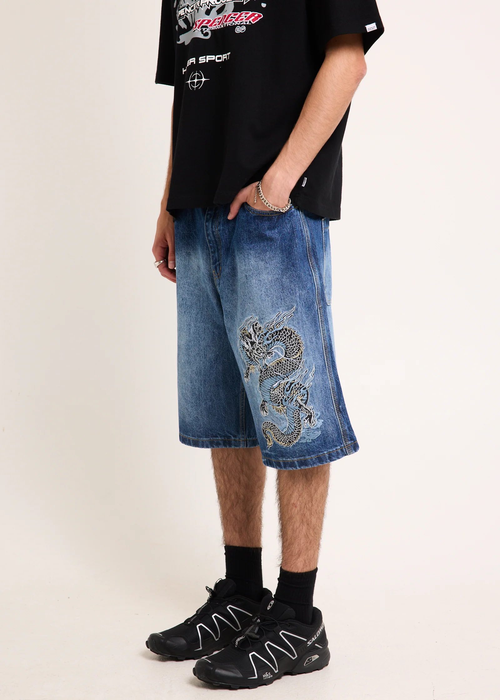 Mortal Jort Y2K Fade Shorts - Image 5
