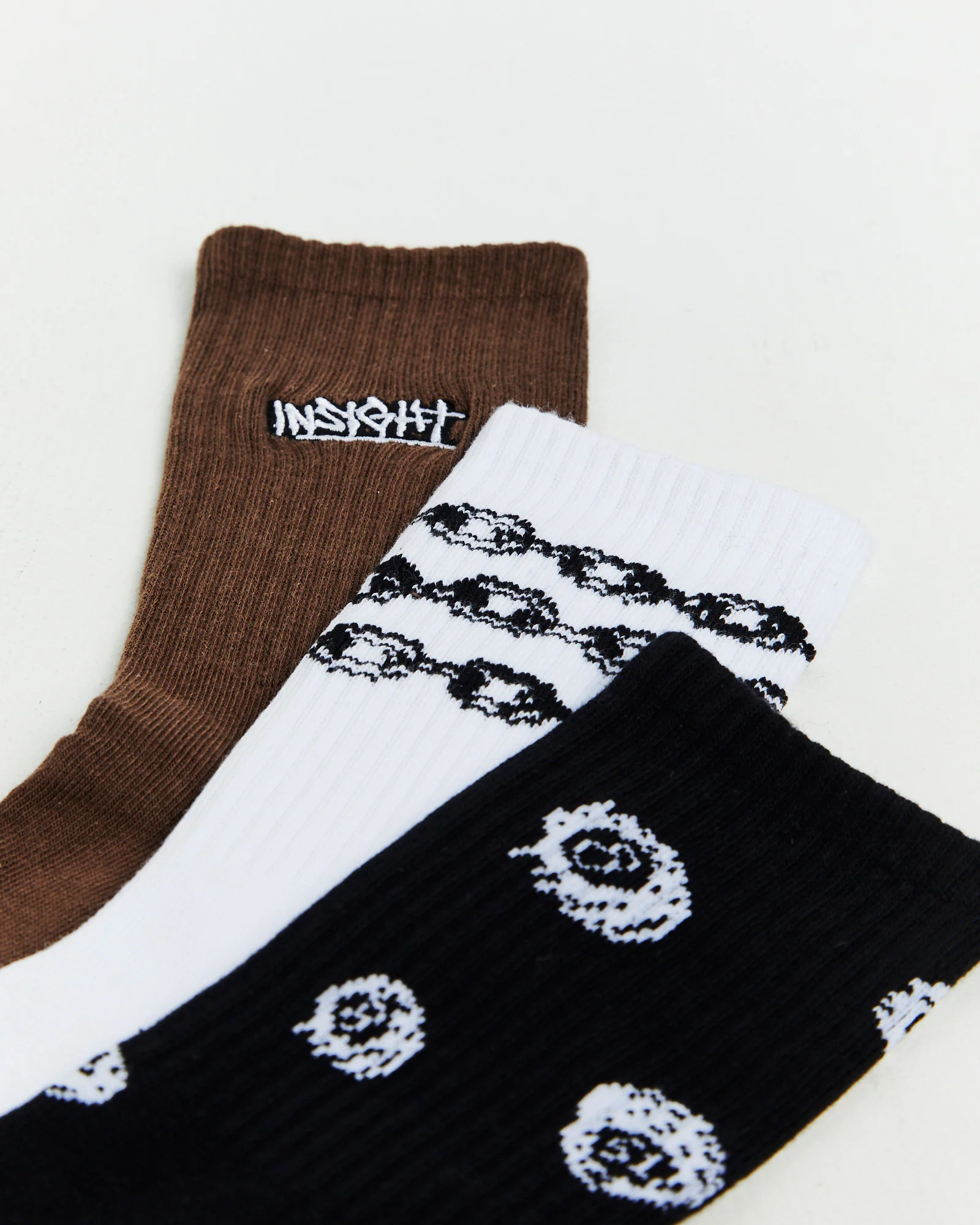 Motif Socks 3 Pack Multi - Image 5