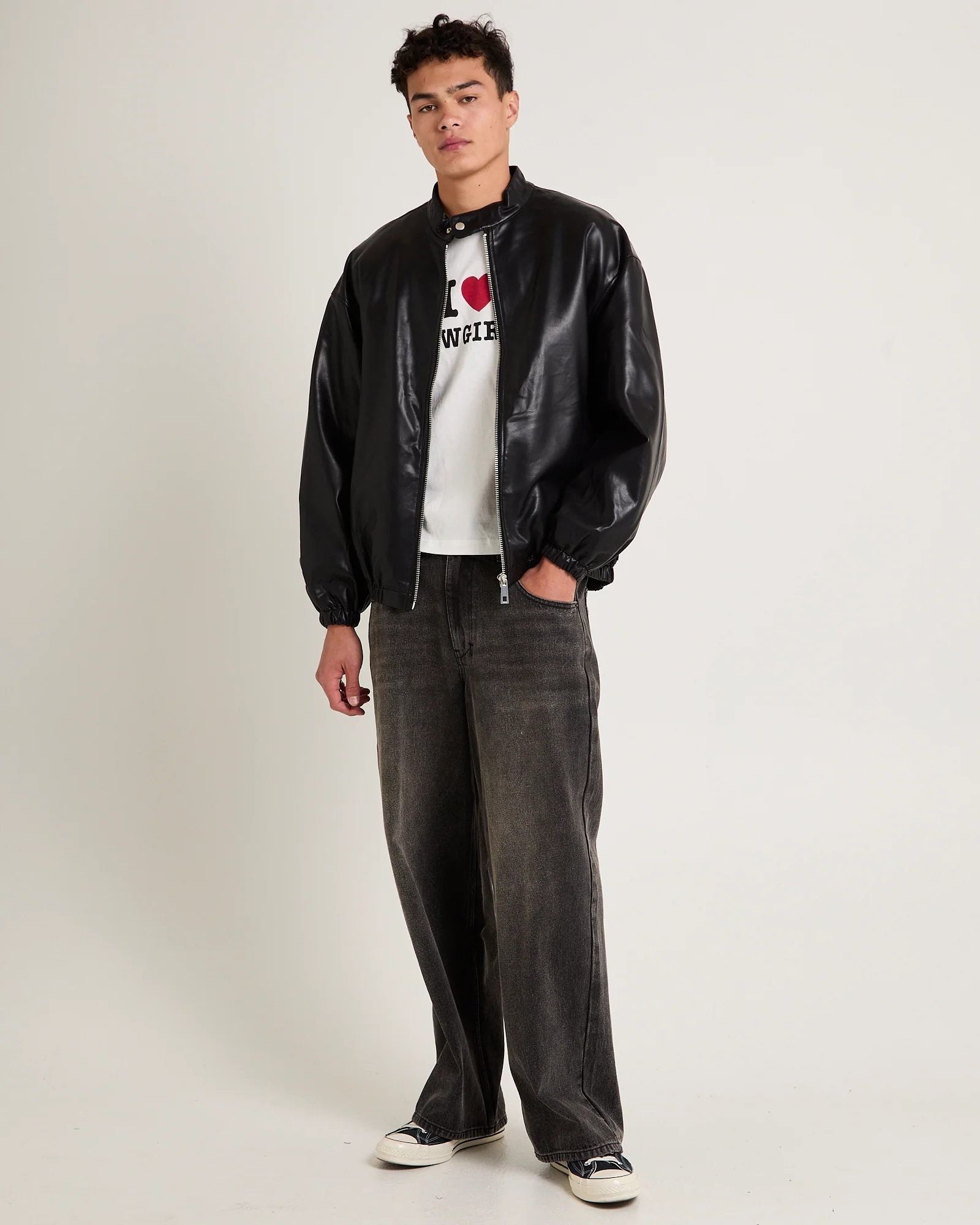Moto Leather Jacket - Image 3