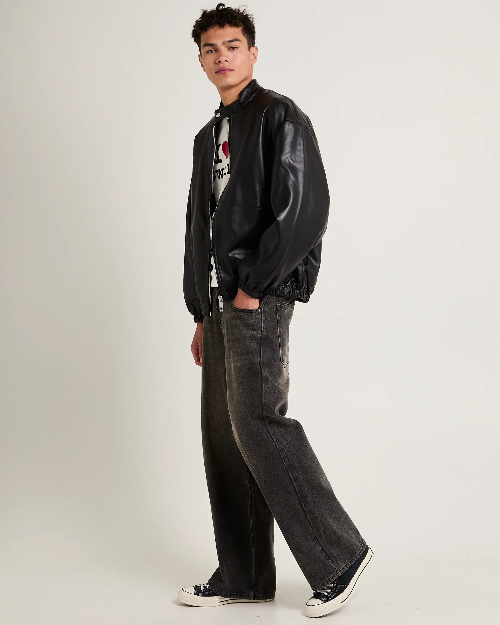 Moto Leather Jacket - Image 4