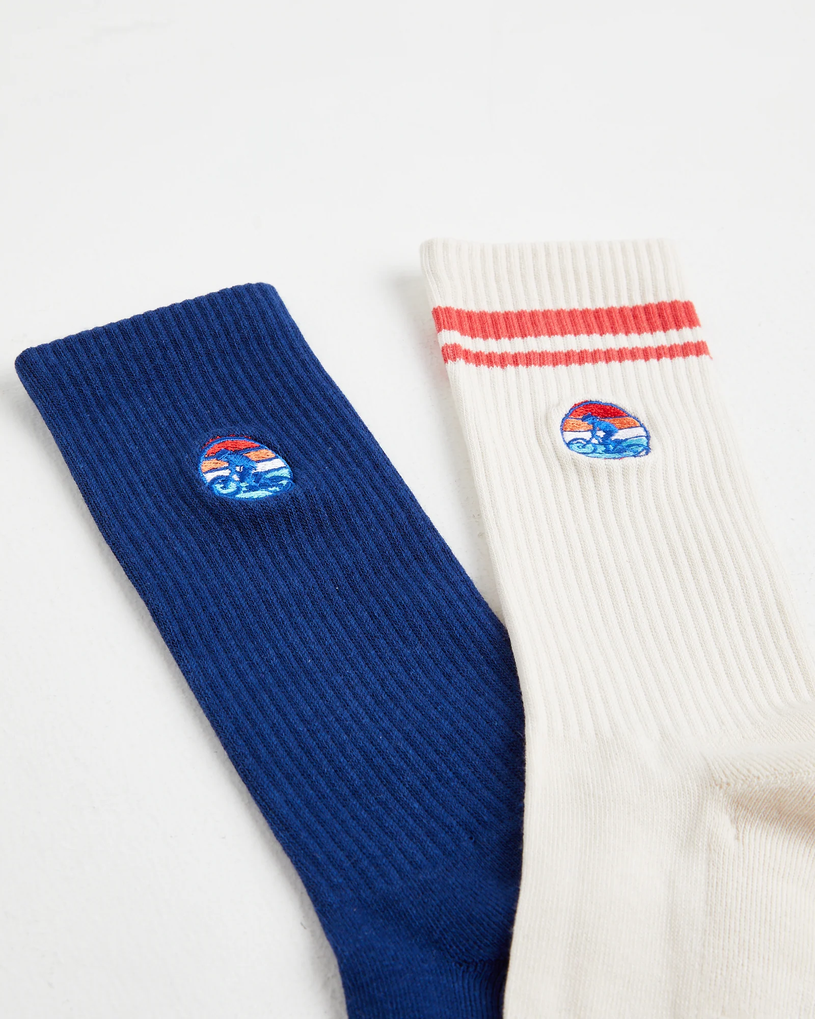 Mountain Bike Sneaker Socks 2 Pack in Assorted - Image 4