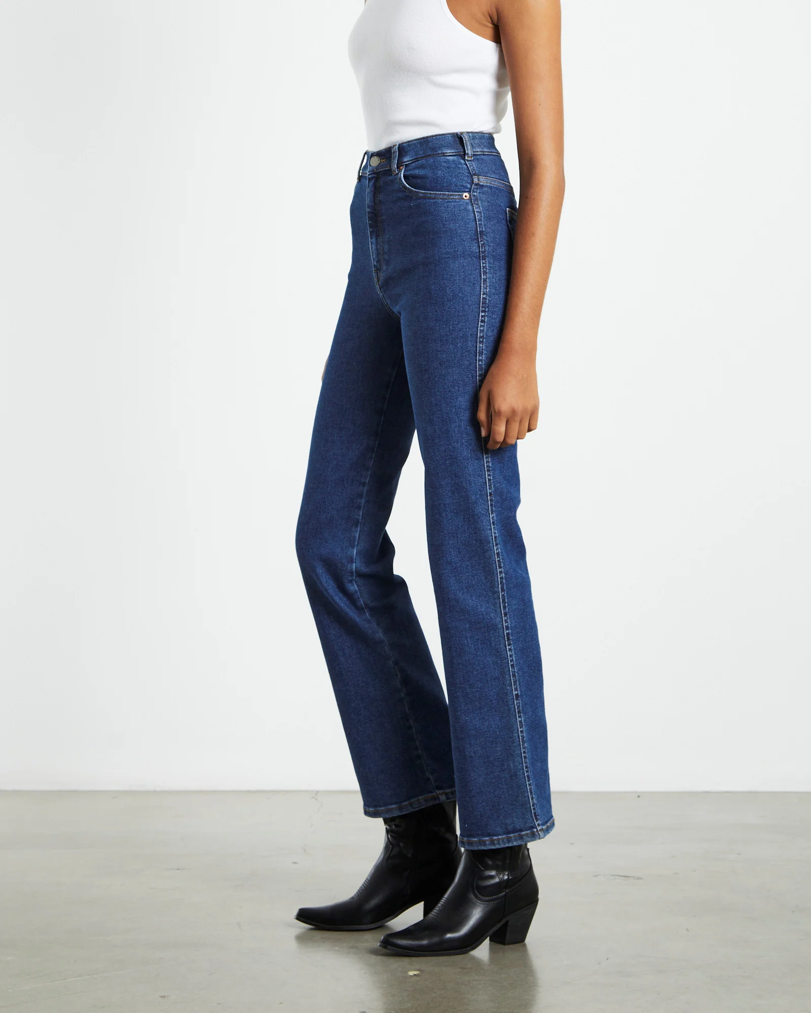 Moxy Straight Jeans Cape Dark Plain - Image 3