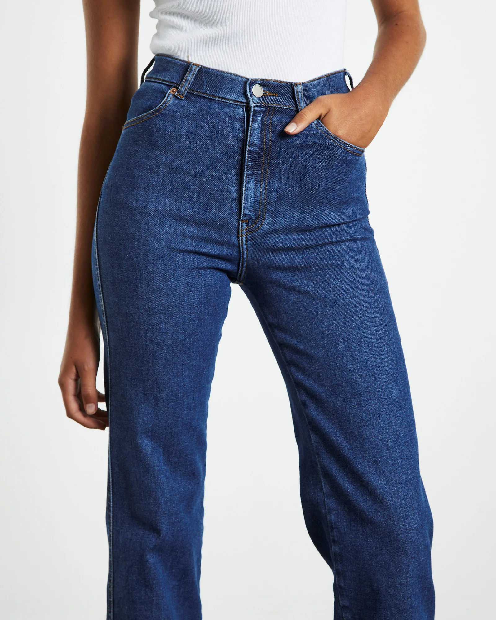 Moxy Straight Jeans Cape Dark Plain - Image 5