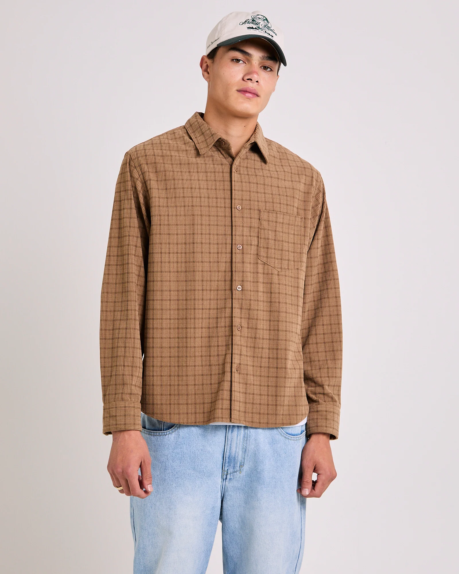 Murphy Check Cord Long Sleeve Shirt