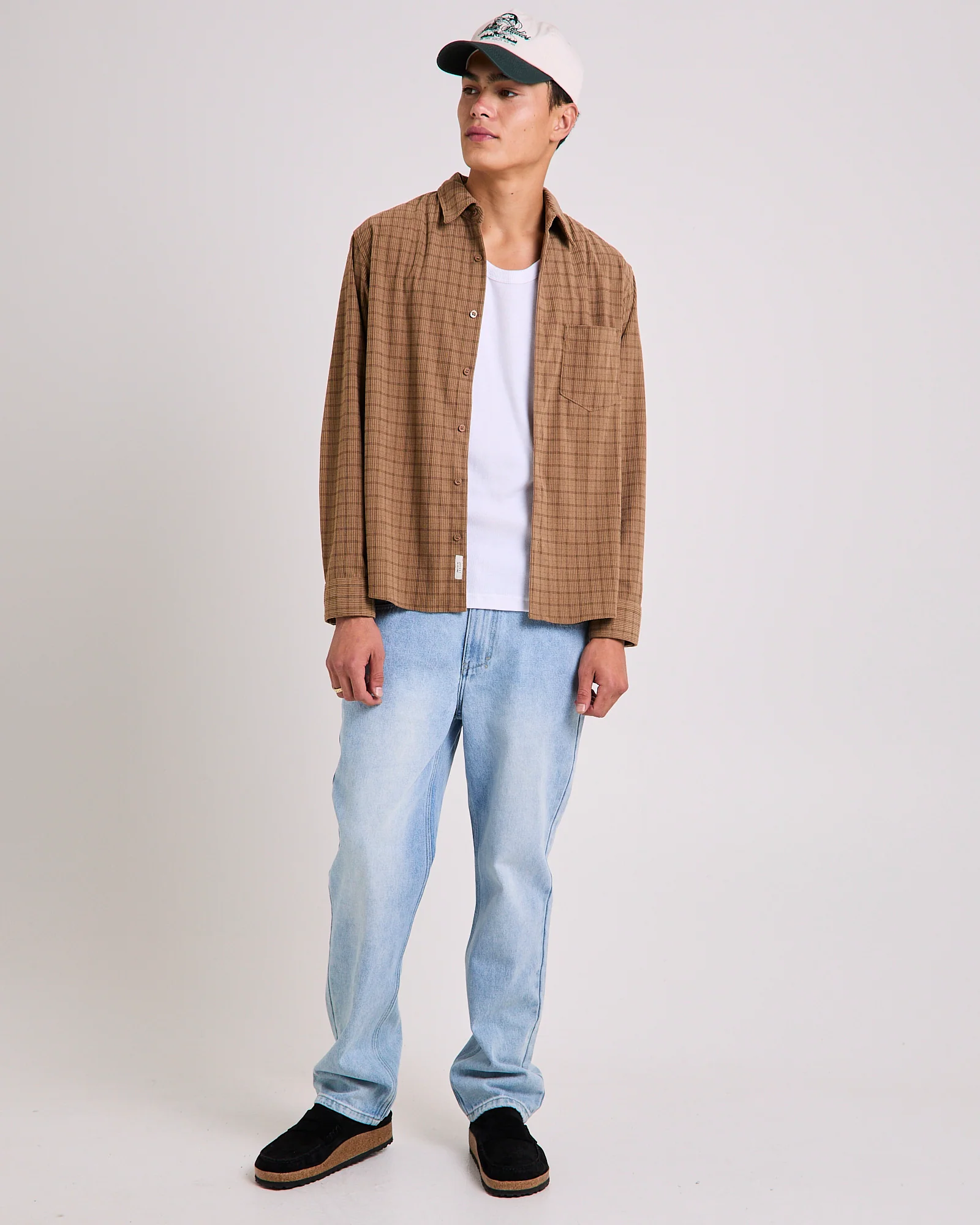 Murphy Check Cord Long Sleeve Shirt - Image 3