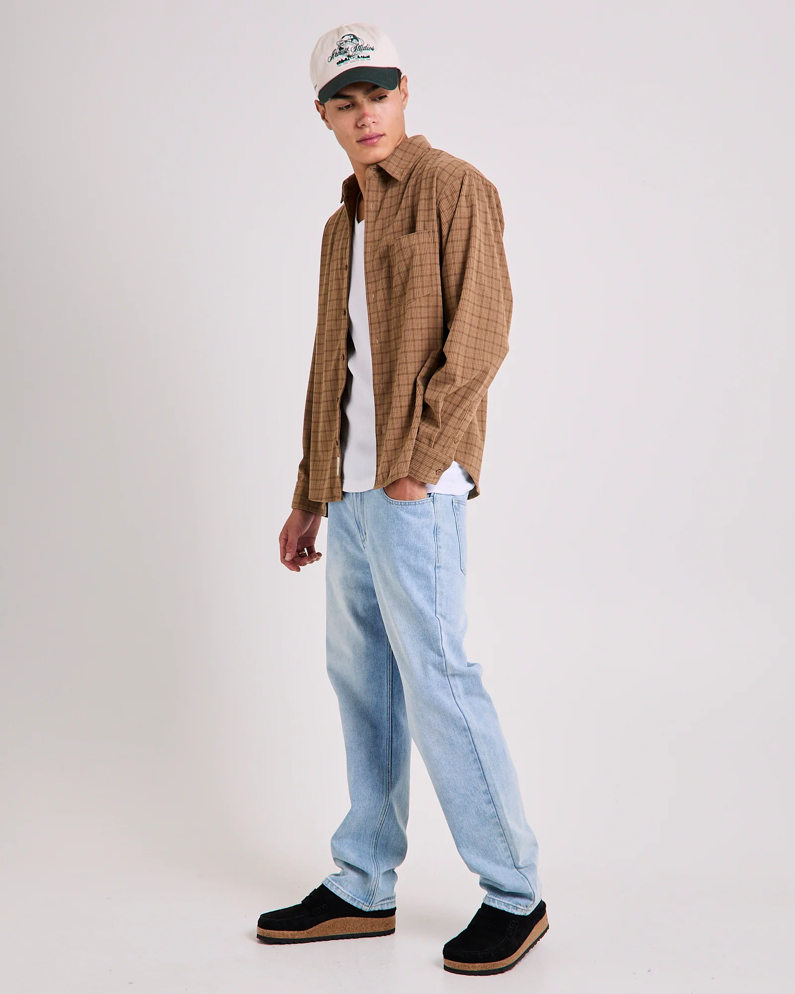 Murphy Check Cord Long Sleeve Shirt - Image 4