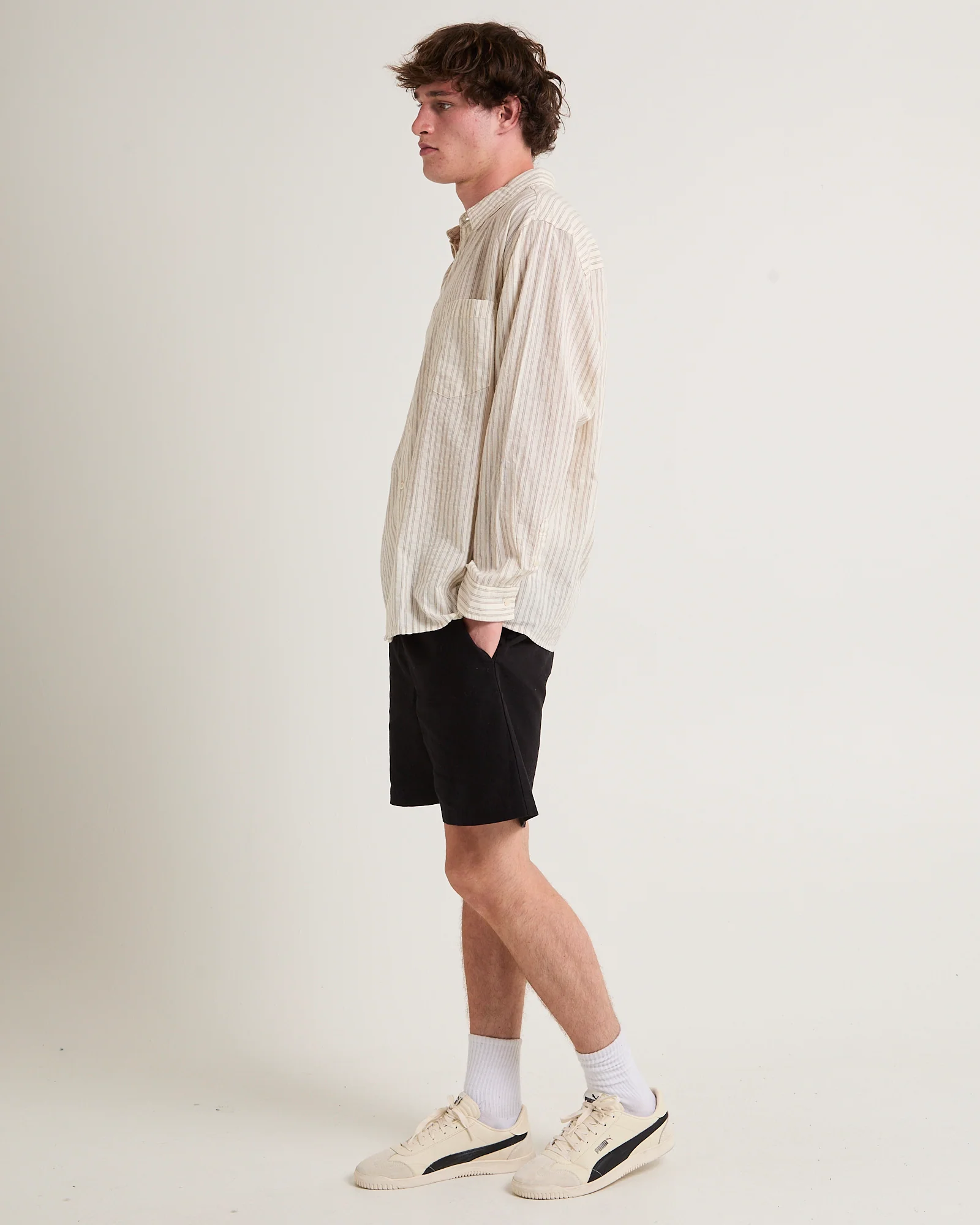 Murphy Stripe Long Sleeve Shirt - Image 4