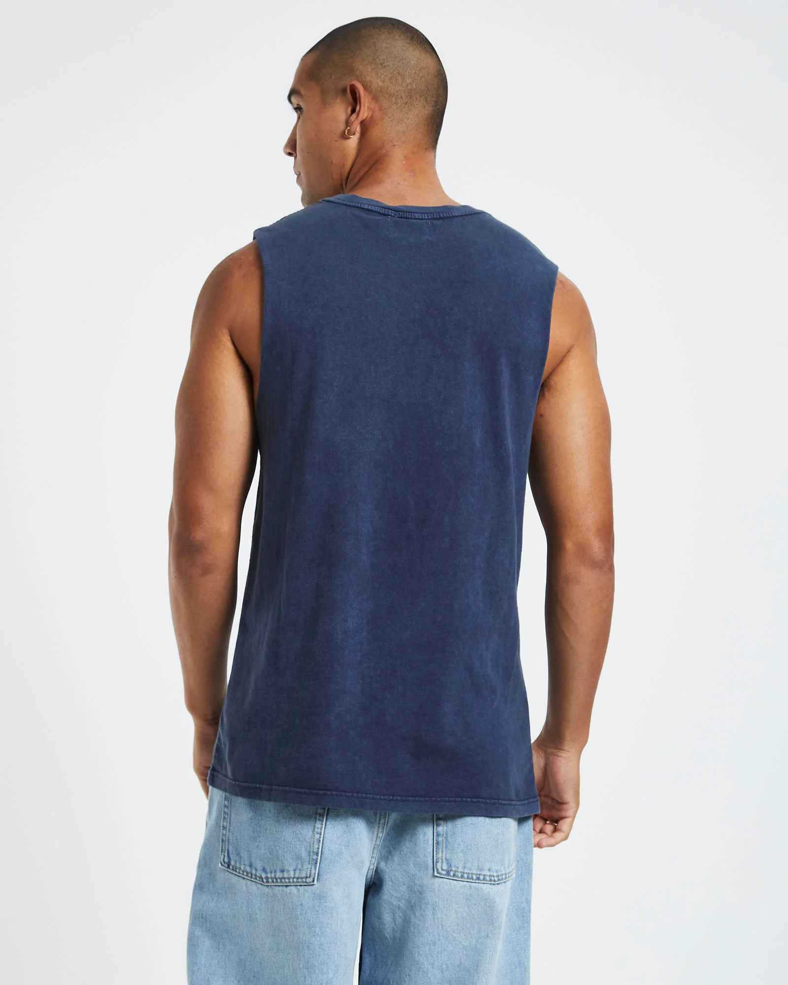 Muscle Tank Acid Navy - Image 2