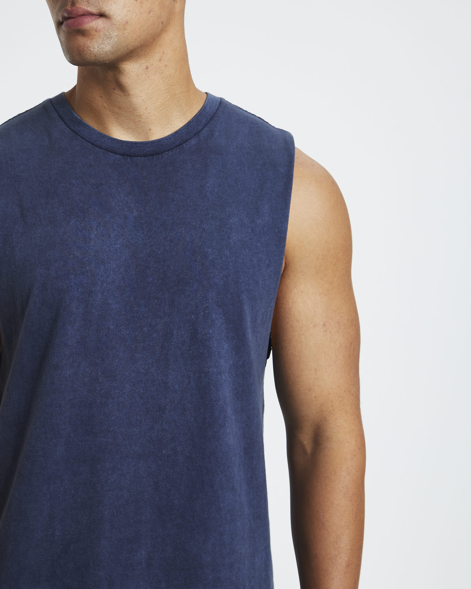 Muscle Tank Acid Navy - Image 6
