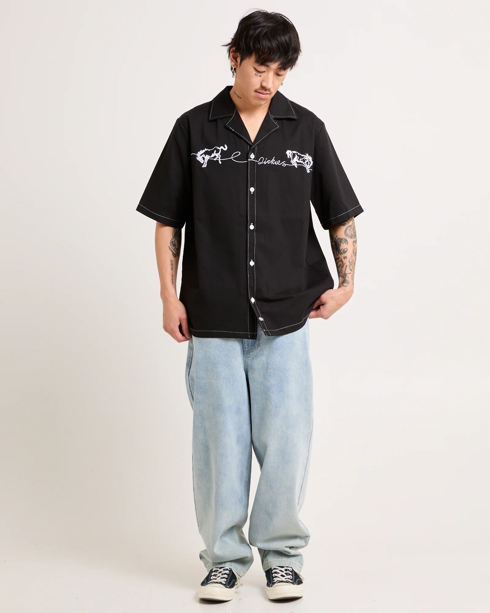 Mustang Contrast Short Sleeve Shirt - Image 3