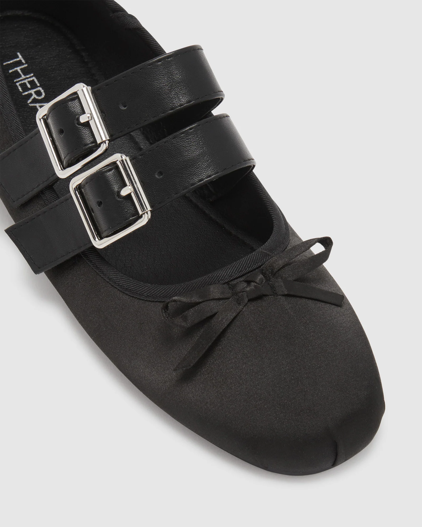 Mythos Ballet Flats in Black - Image 4