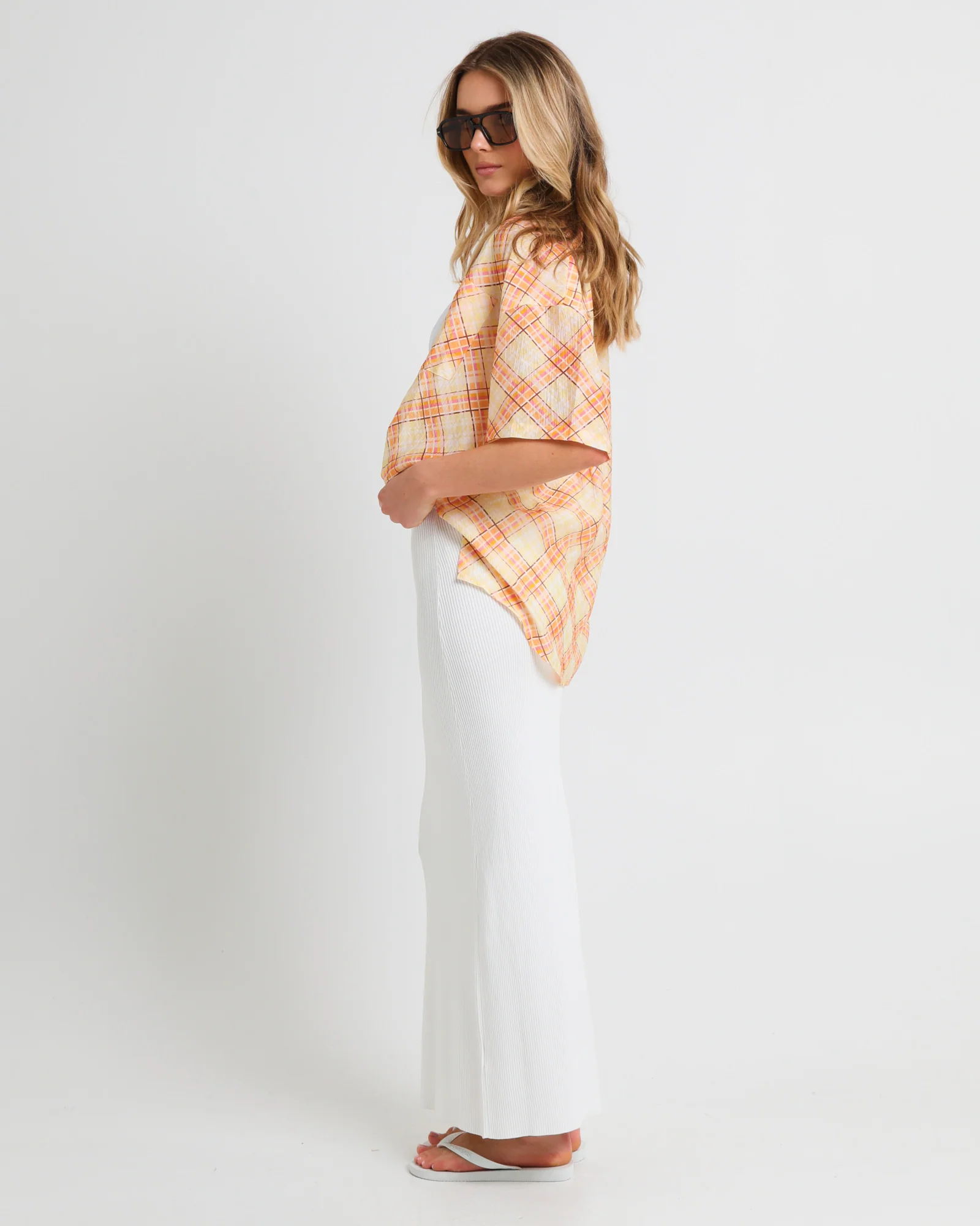 Nahla Oversized Check Shirt - Image 2