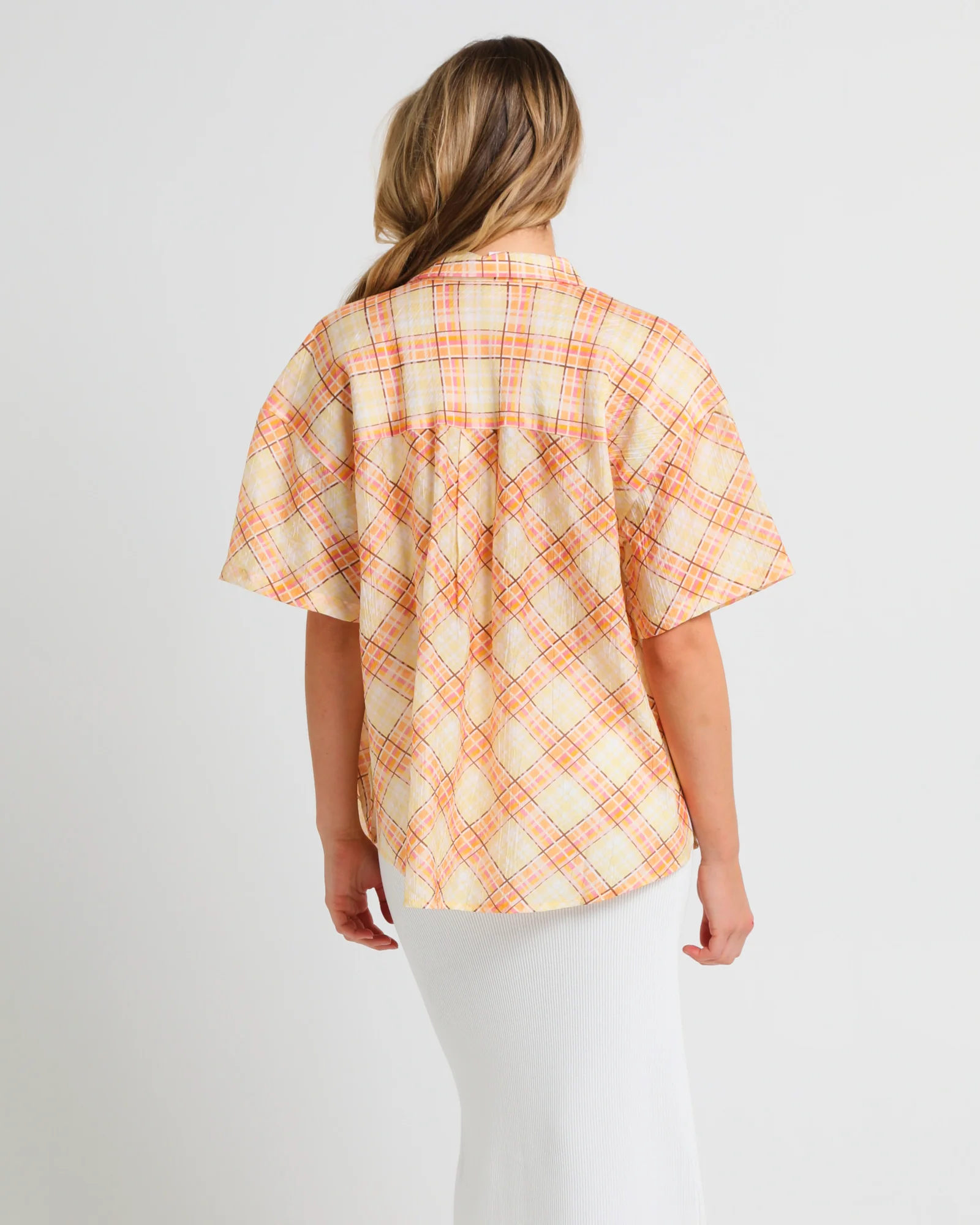 Nahla Oversized Check Shirt - Image 3