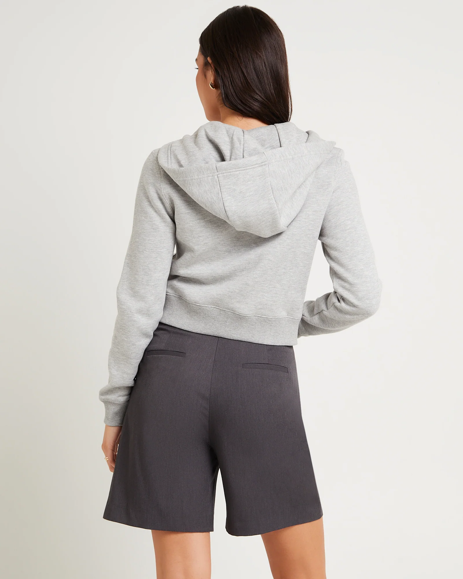 Nalo Cropped Fleece Hoodie - Image 3