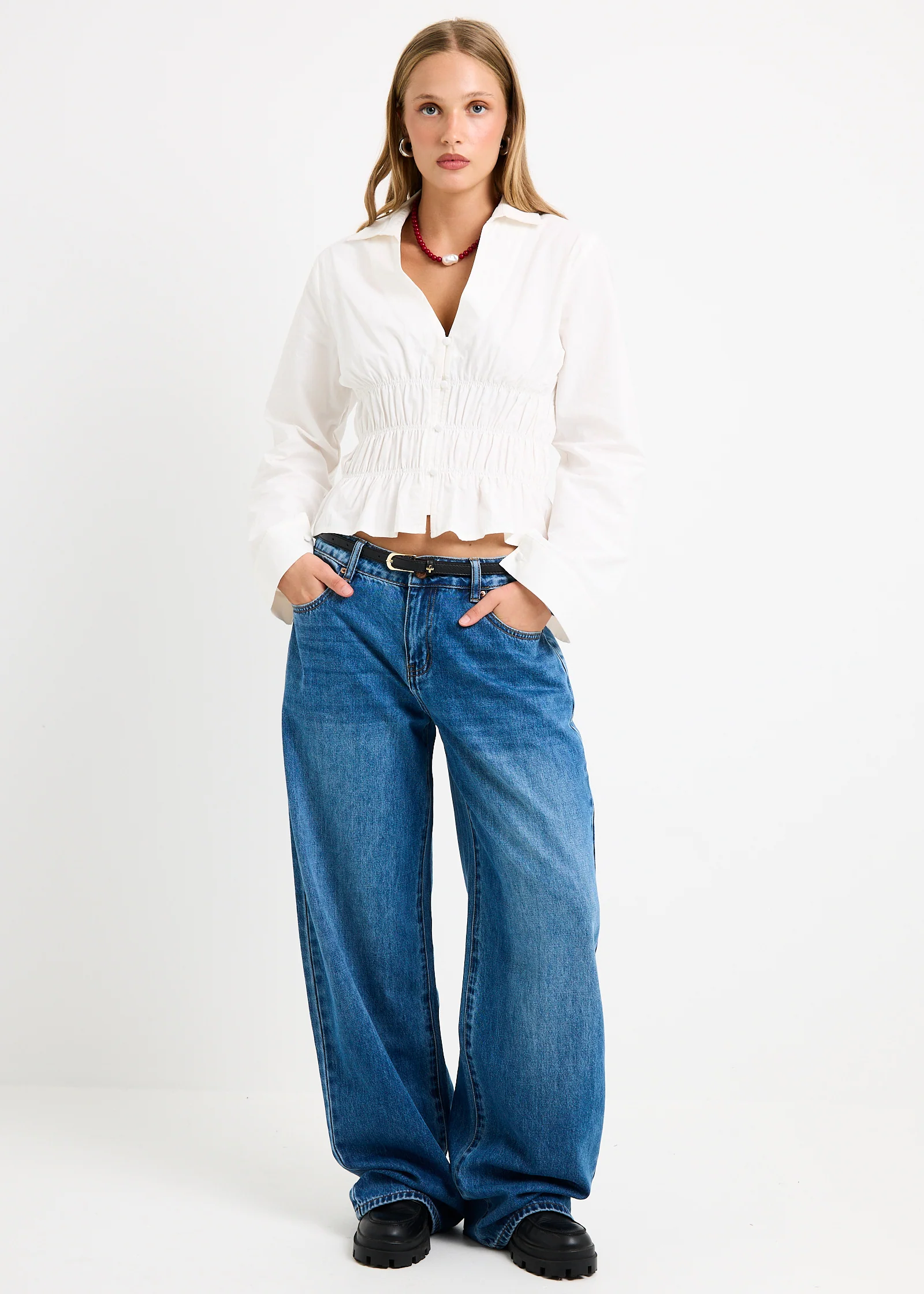 Nami Button Long Sleeve Shirt - Image 3