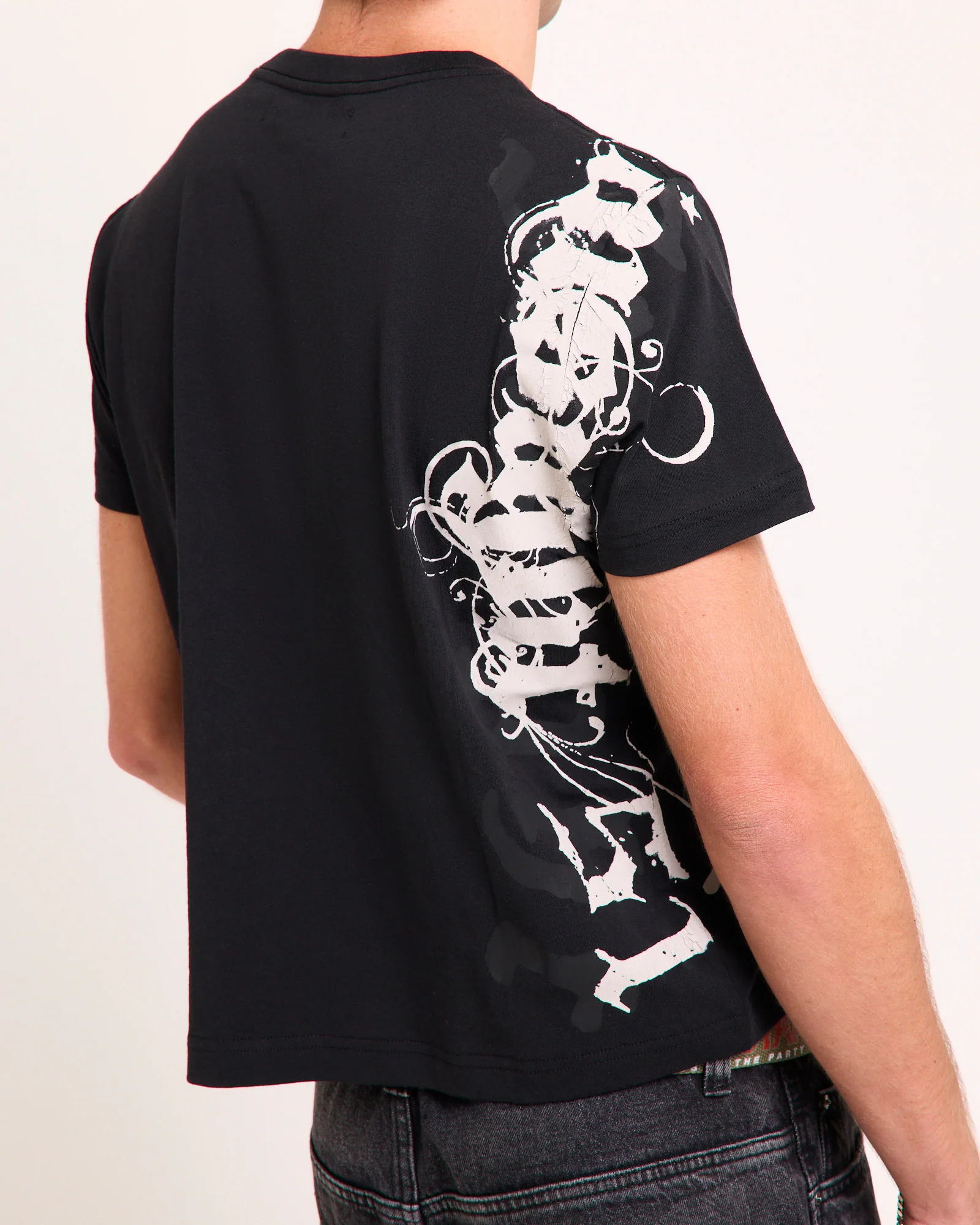 Narco Shrunken Cropped T-Shirt - Image 6